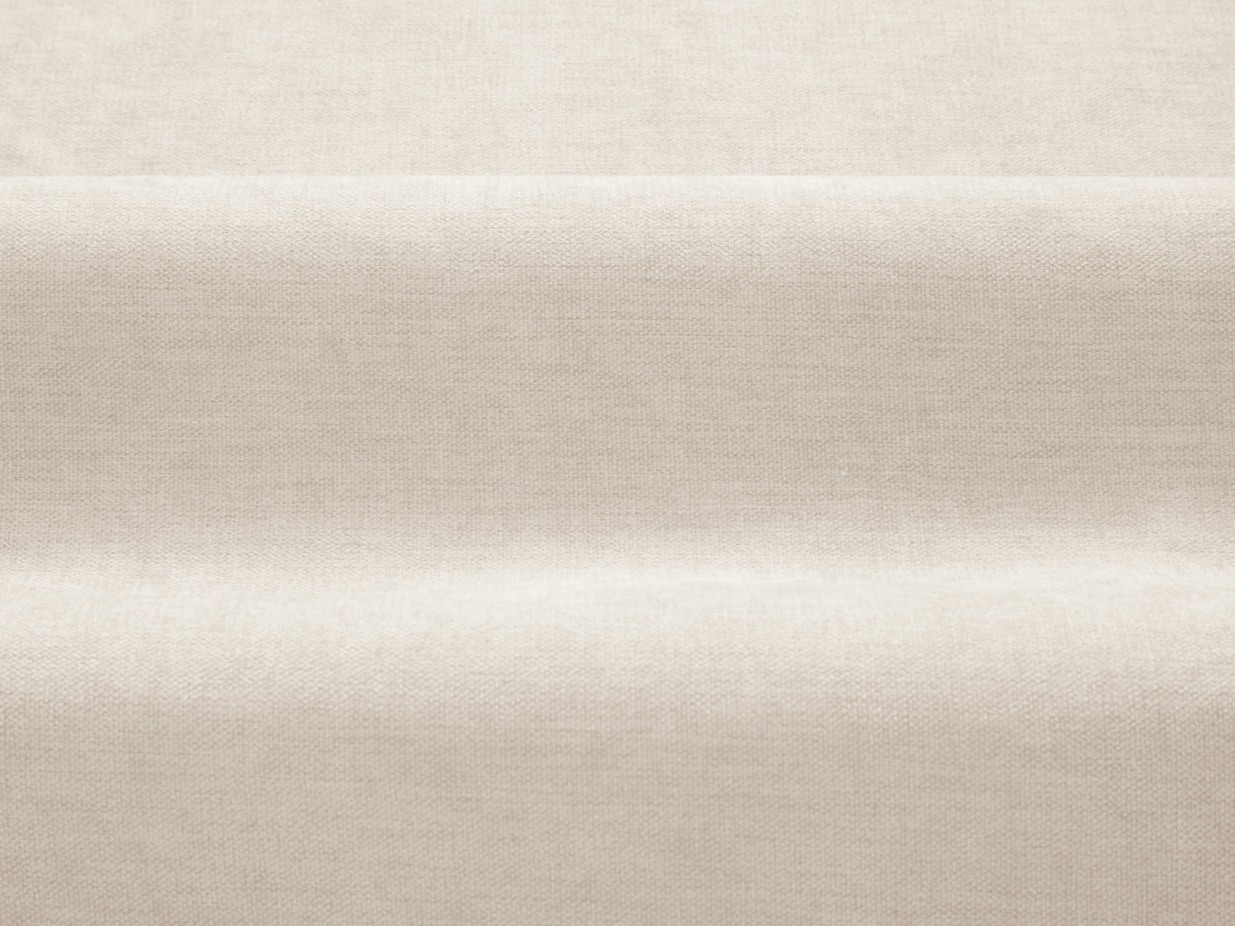 Sofa für 4 Personen ADA Elfenbein Chenille