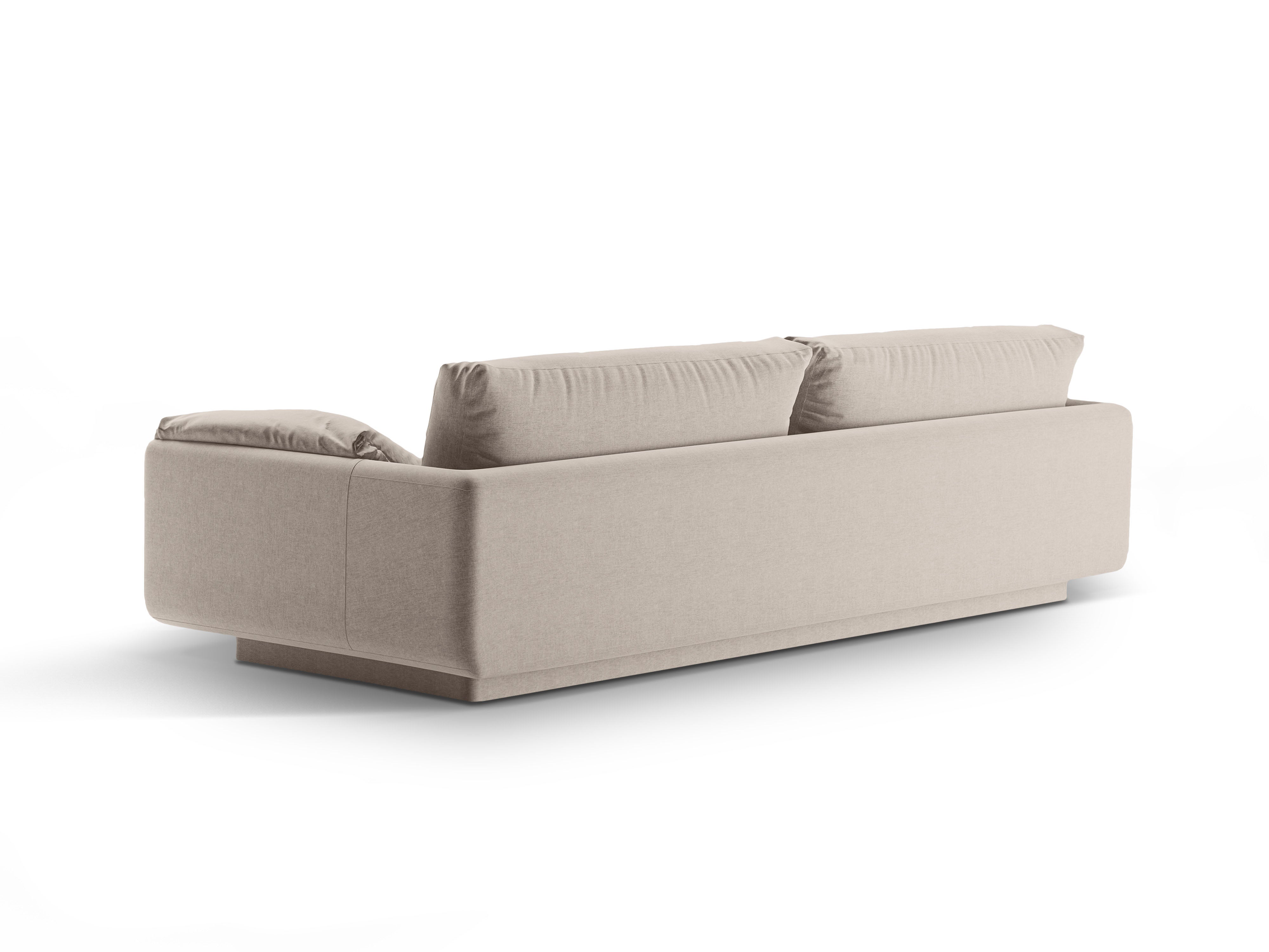 4-seater sofa light beige