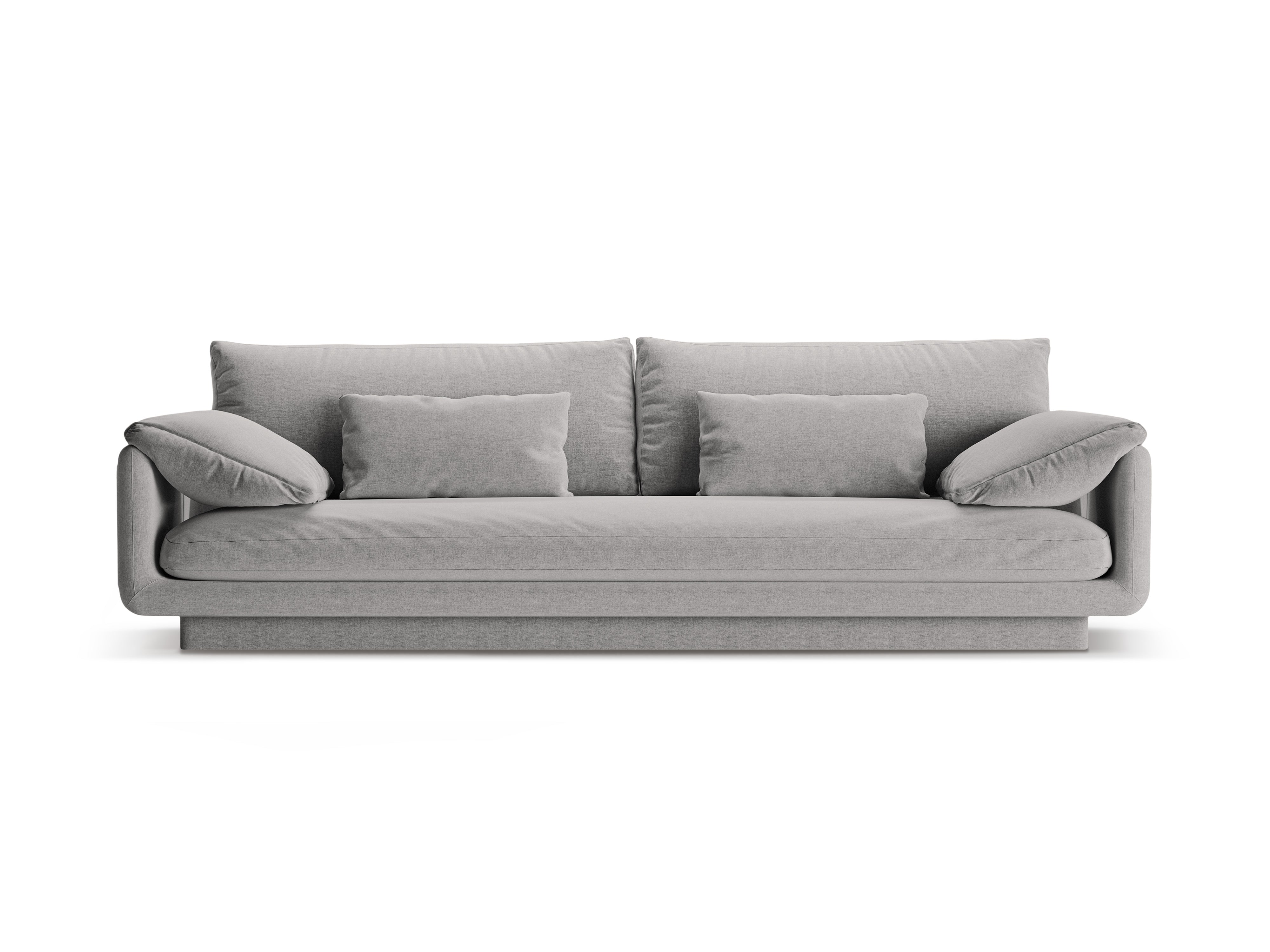 4-Sitzer-Sofa Torino Hellgrau