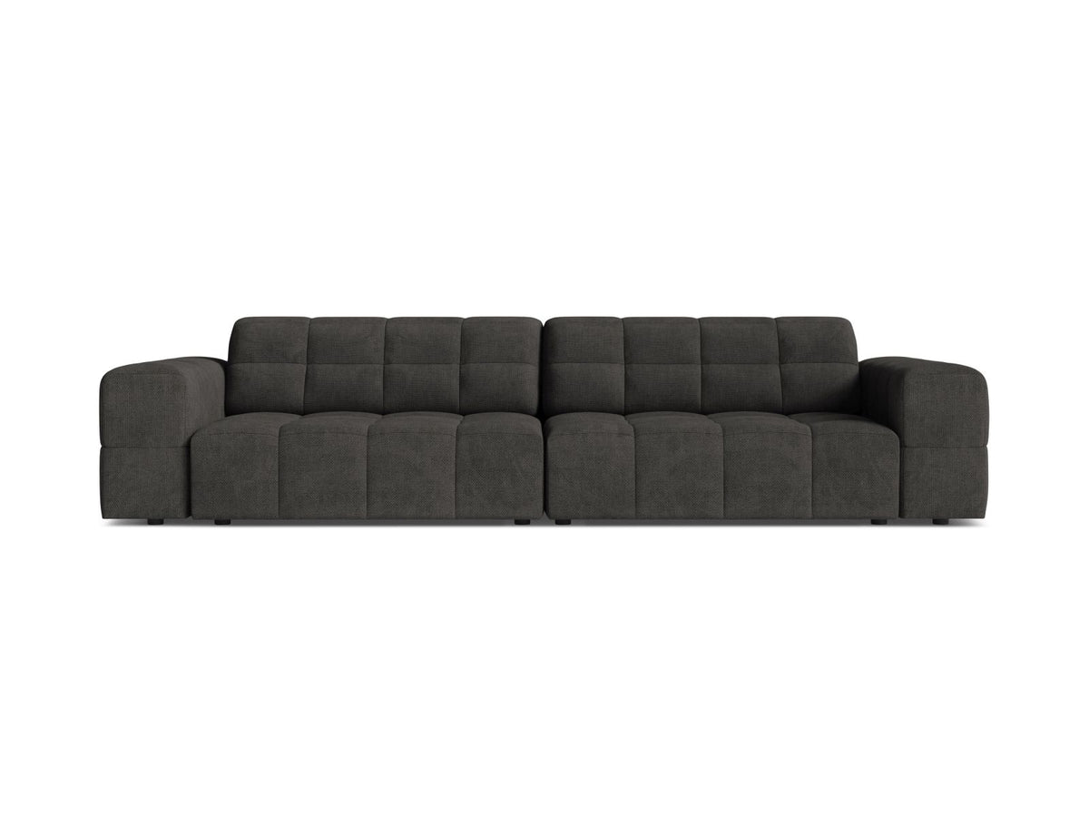 Sofa 4-osobowa JENNIFER grafitowy szenil – Micadoni