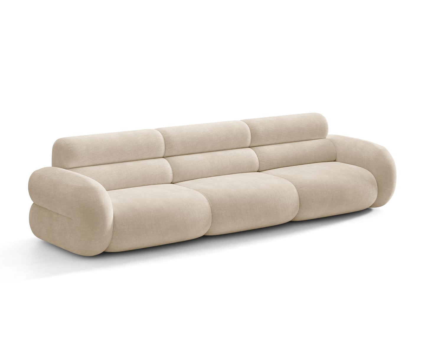 4-Seater Sofa NEO Light Beige Chenille