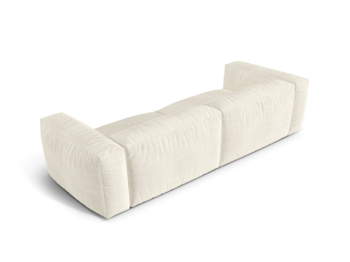 Sofa 4-osobowa MARTINA ecru boucle – ujęcie tylne