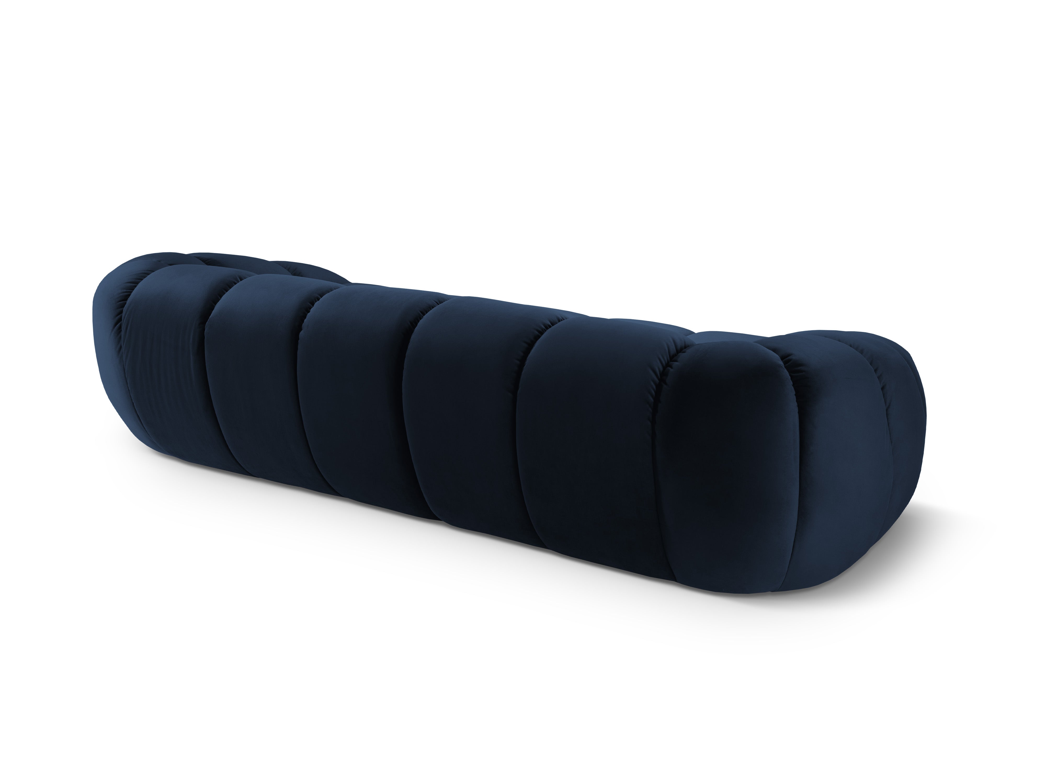 Sofa aus Samt für 4 Personen DIANA königsblau
