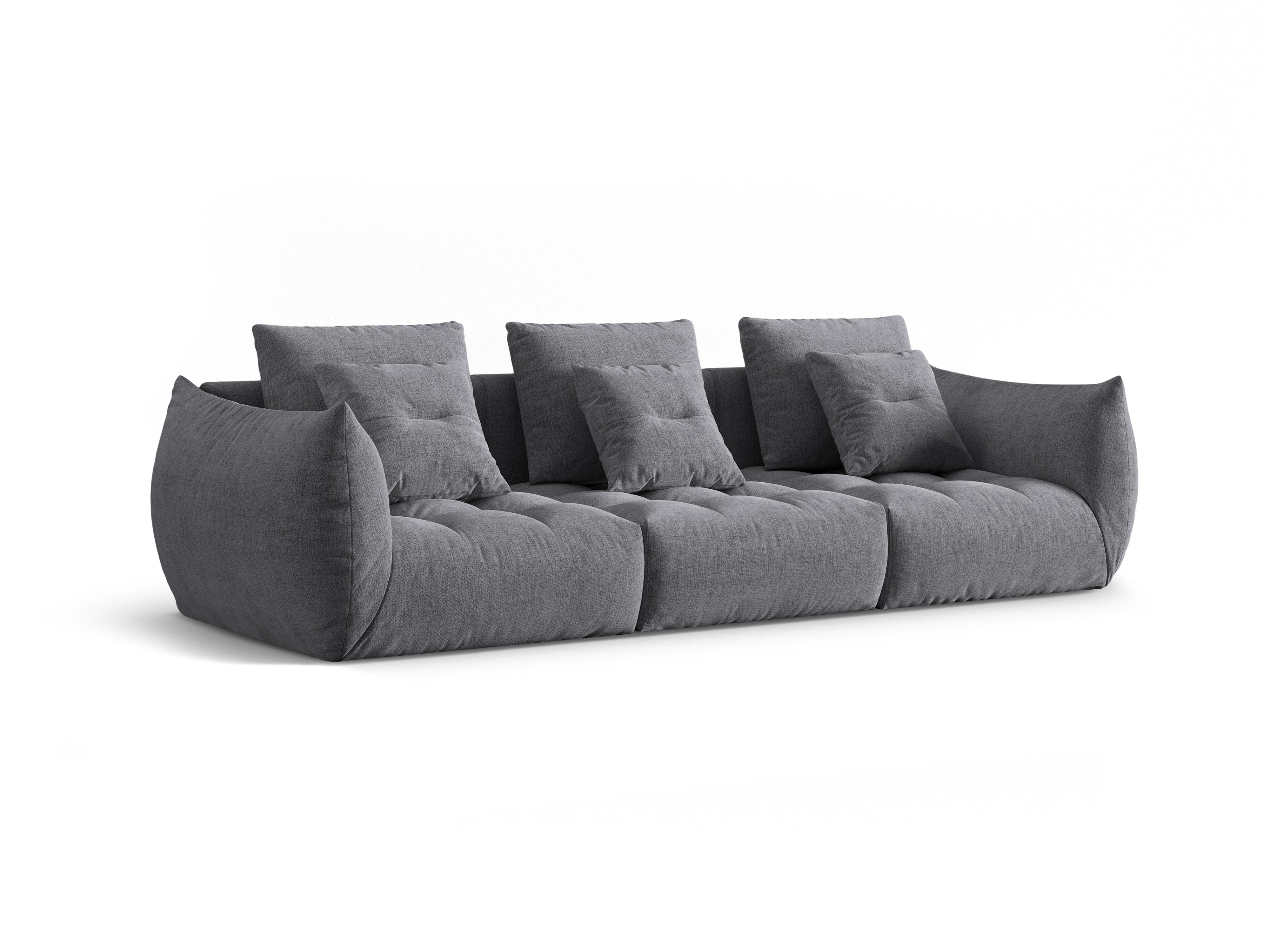 Sofa 4-seater Bloom gray