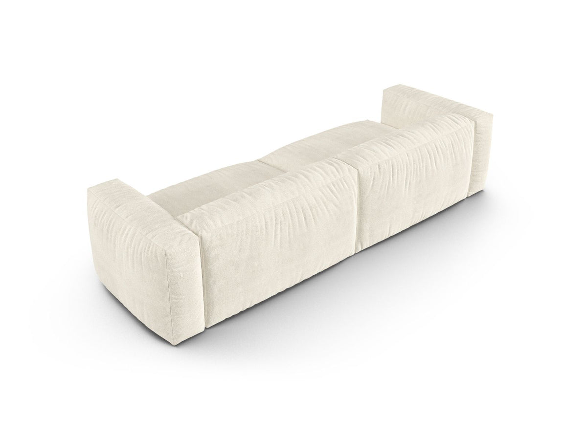 Sofa 4-osobowa XL MARTINA ecru boucle – detal tkaniny