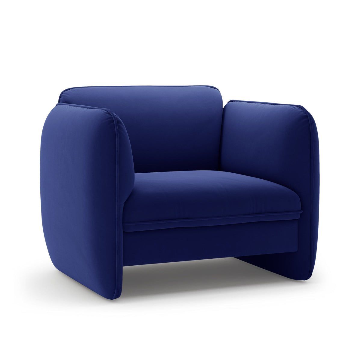 Velvet Armchair GEORGIA Cobalt