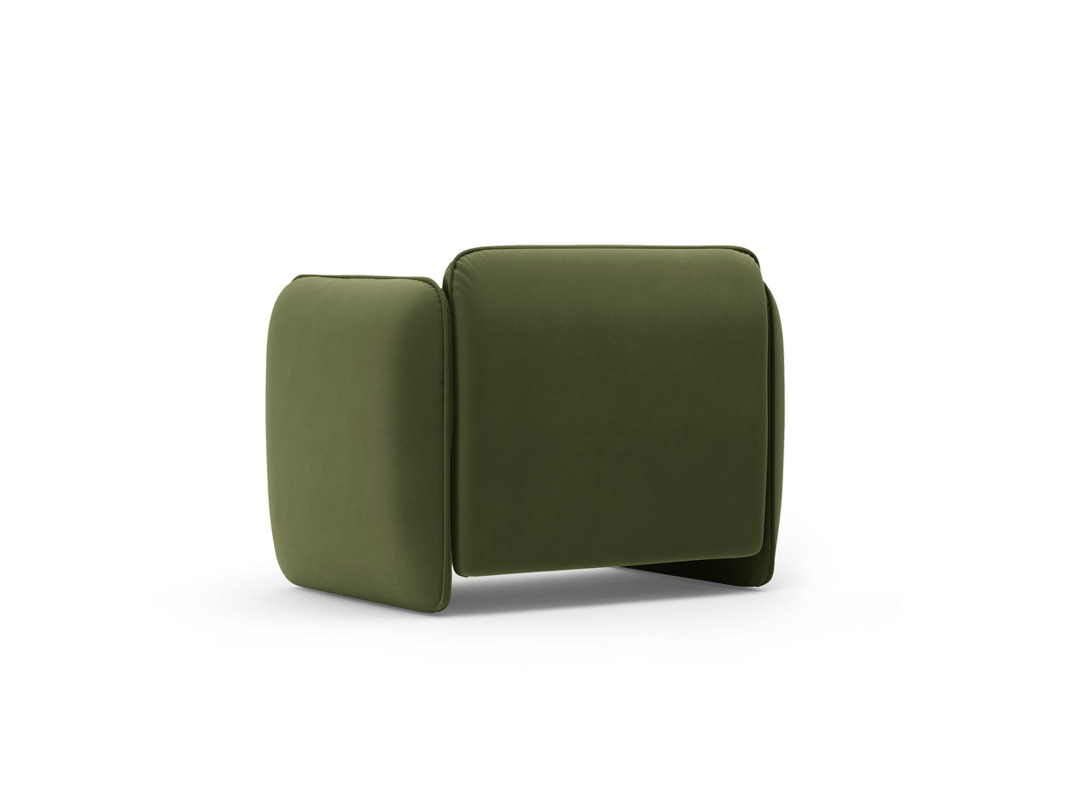 Velvet Armchair GEORGIA Military Green