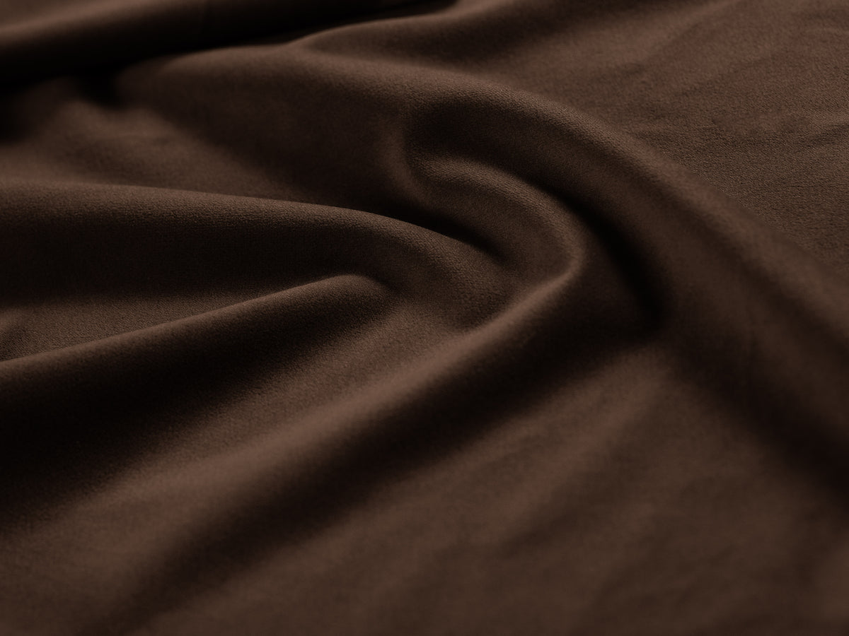 Velvet Armchair GEORGIA Chocolate