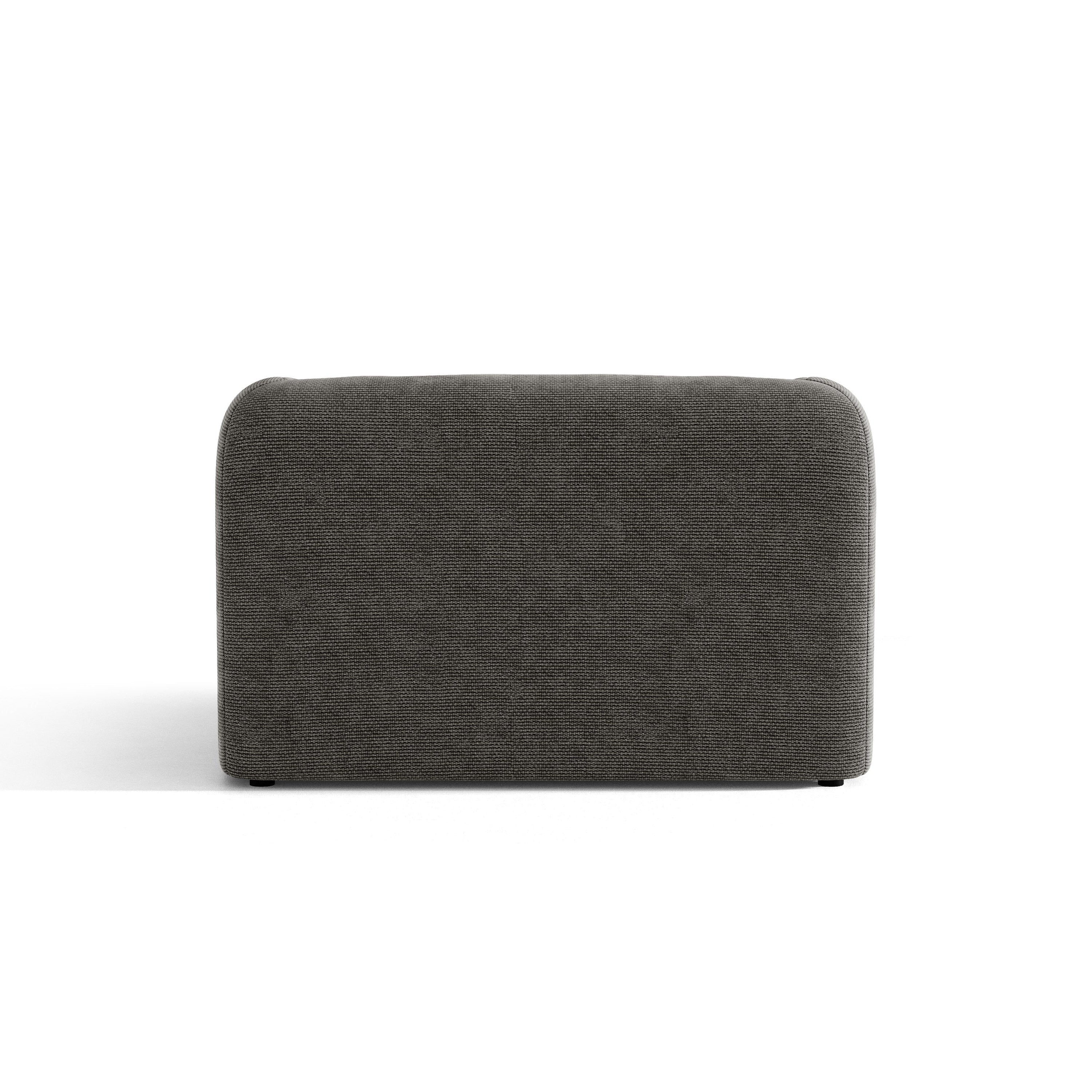 MILEY Armchair Gray Chenille Silky