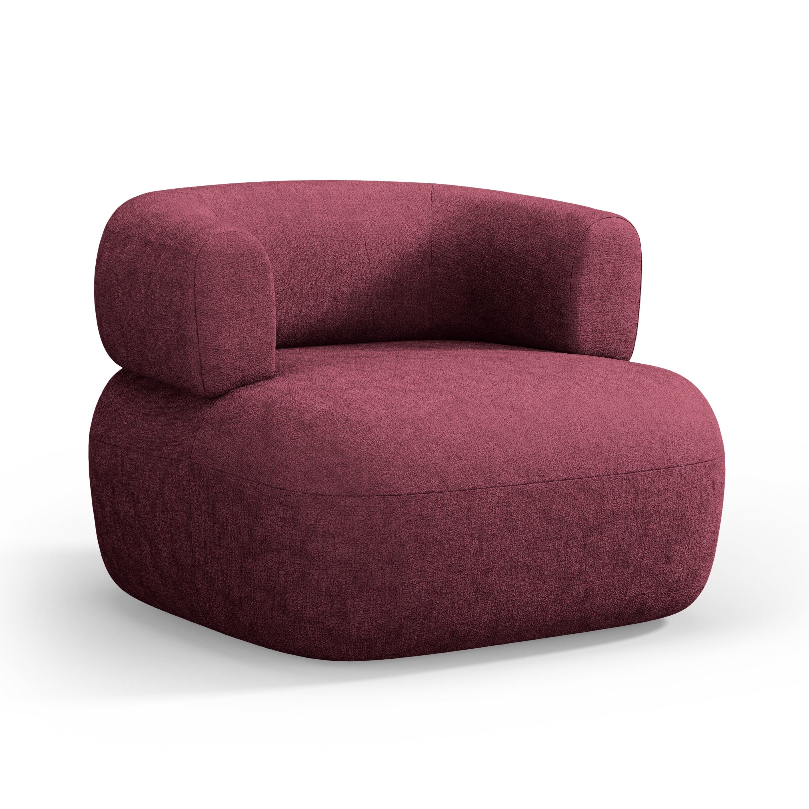 JENNY Cherry Chenille Armchair