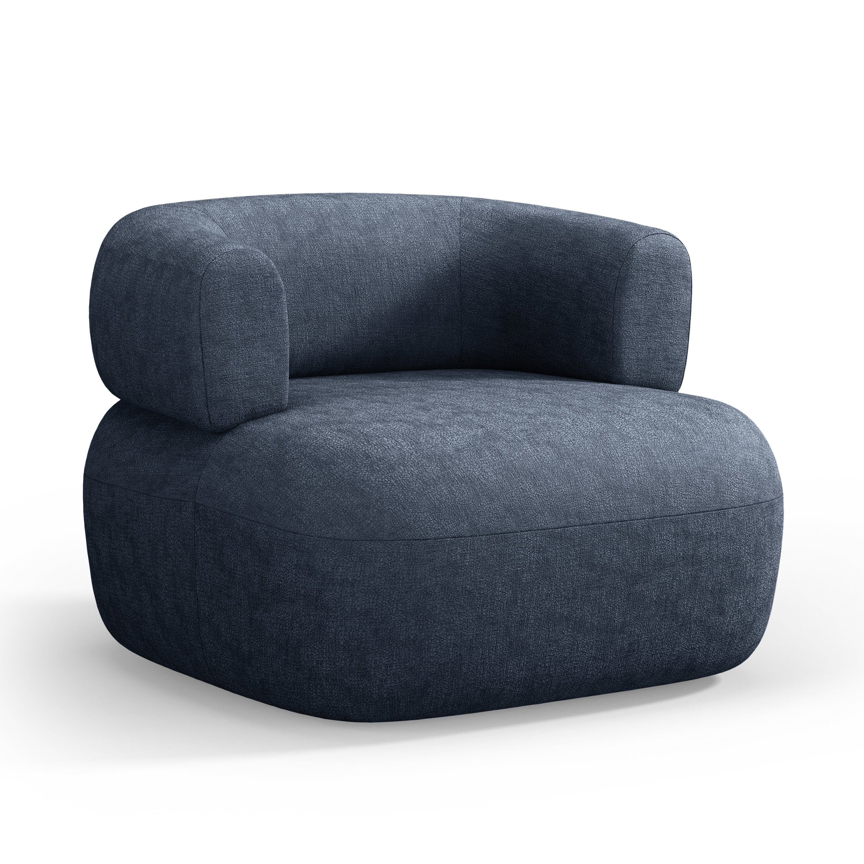 JENNY Armchair Dark Blue Chenille
