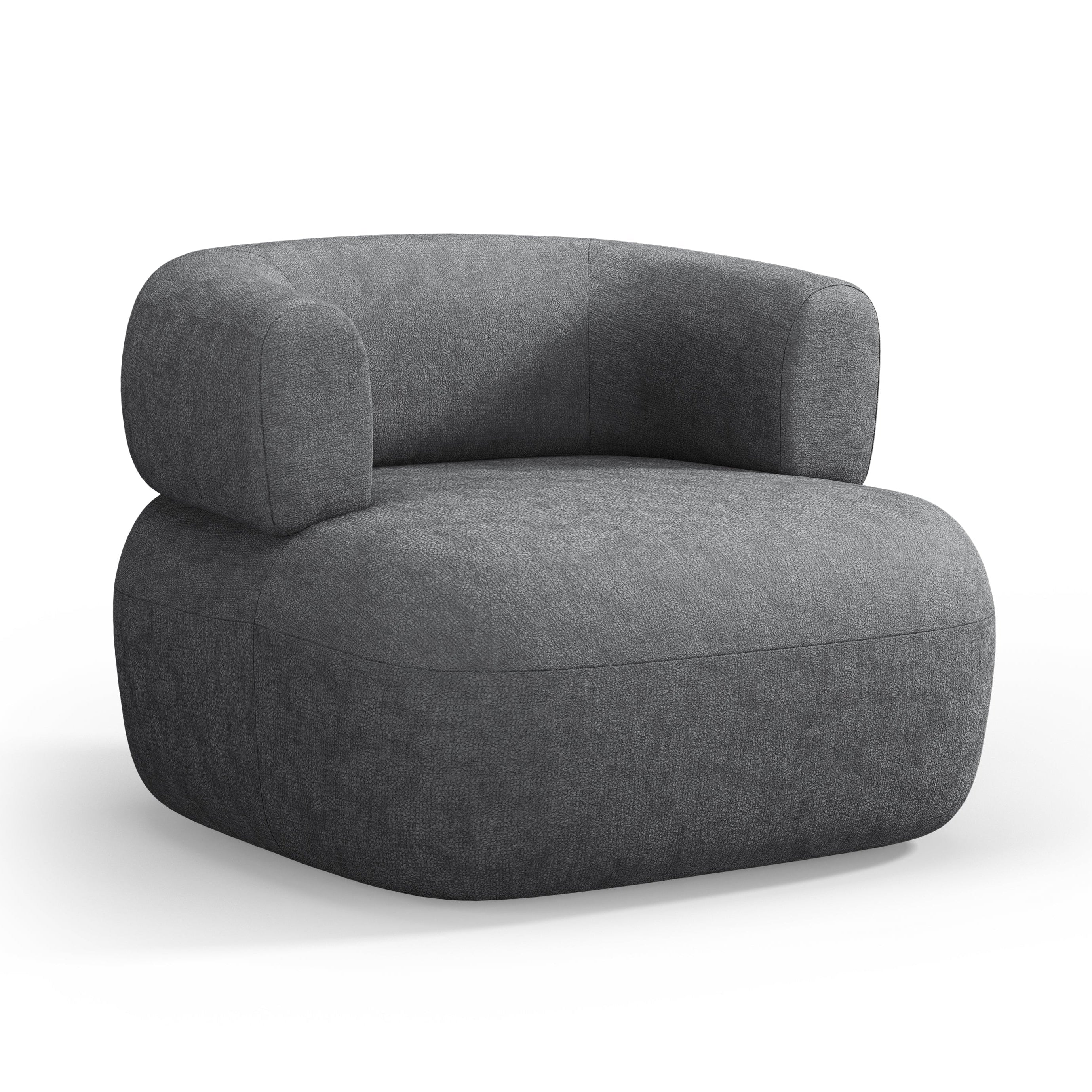 JENNY Armchair Dark Gray Chenille