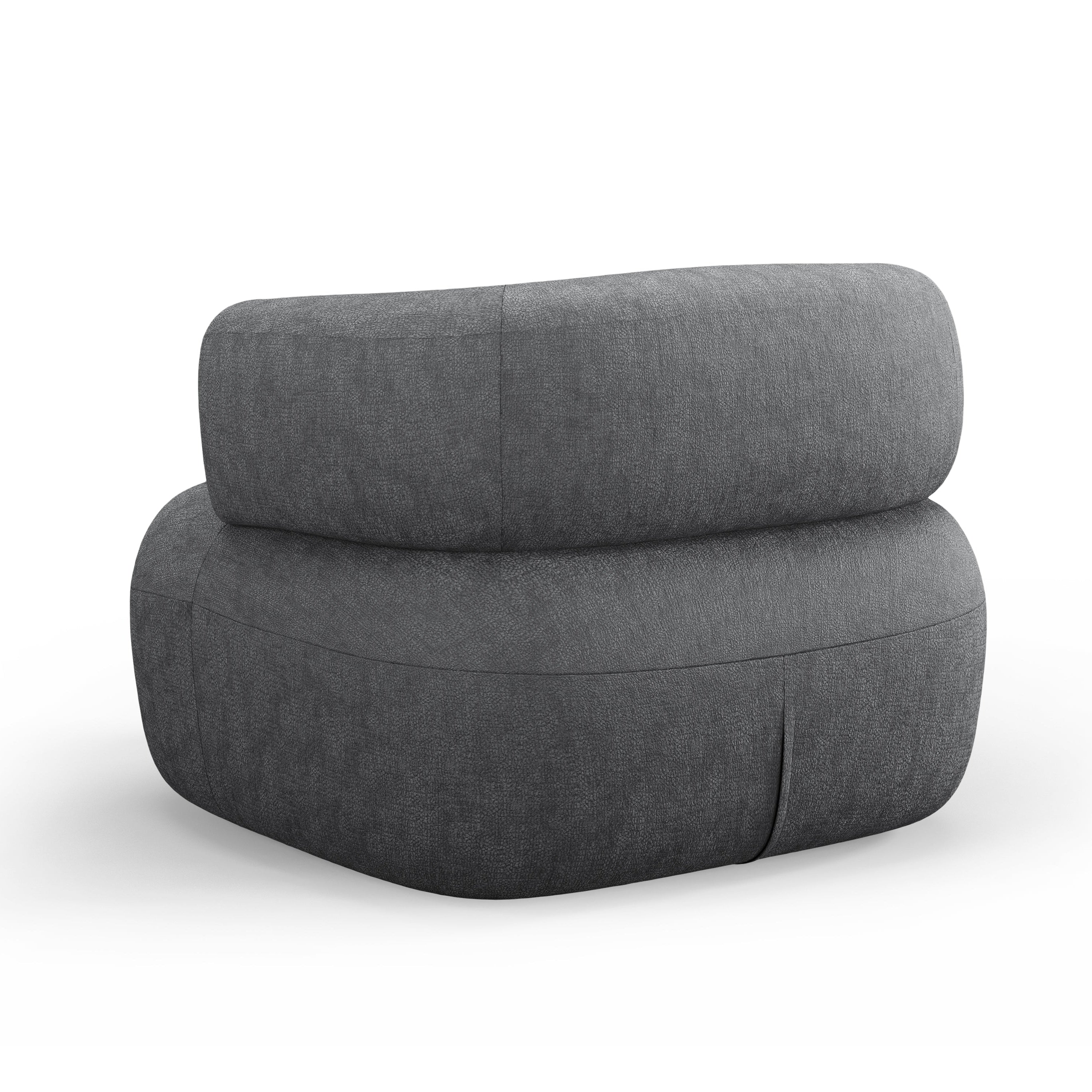 JENNY Armchair Dark Gray Chenille