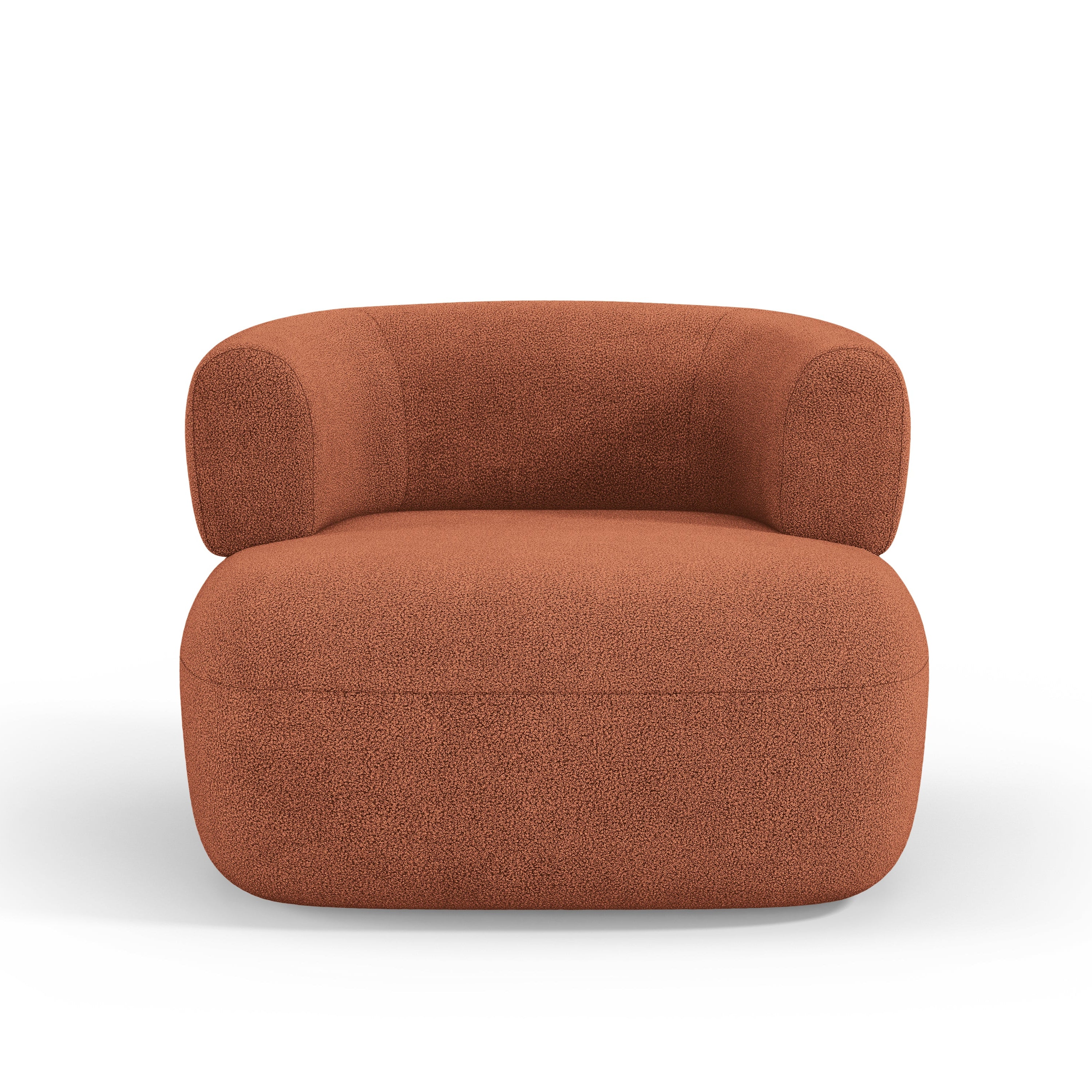 JENNY Armchair Brick Boucle