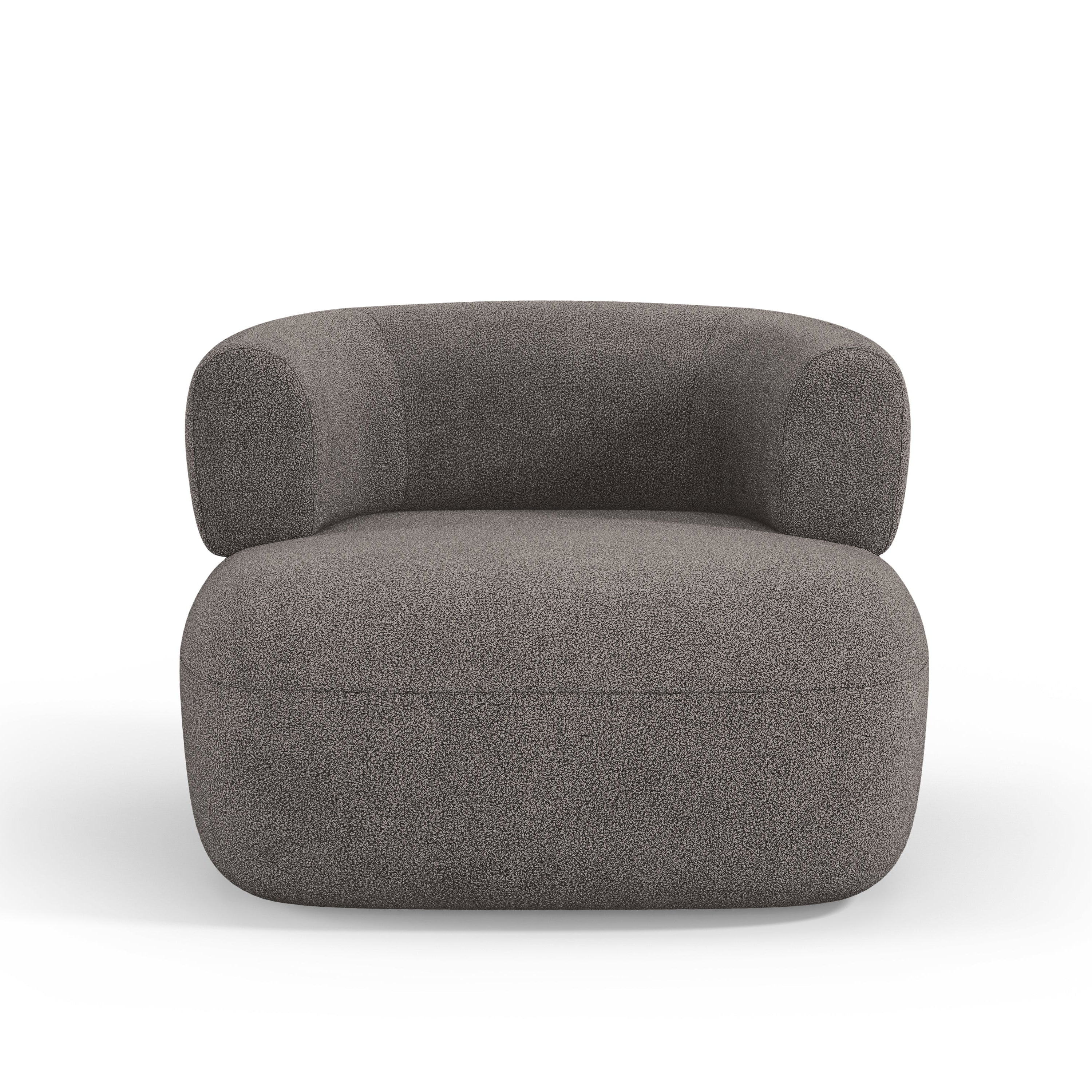 JENNY Armchair Gray Boucle