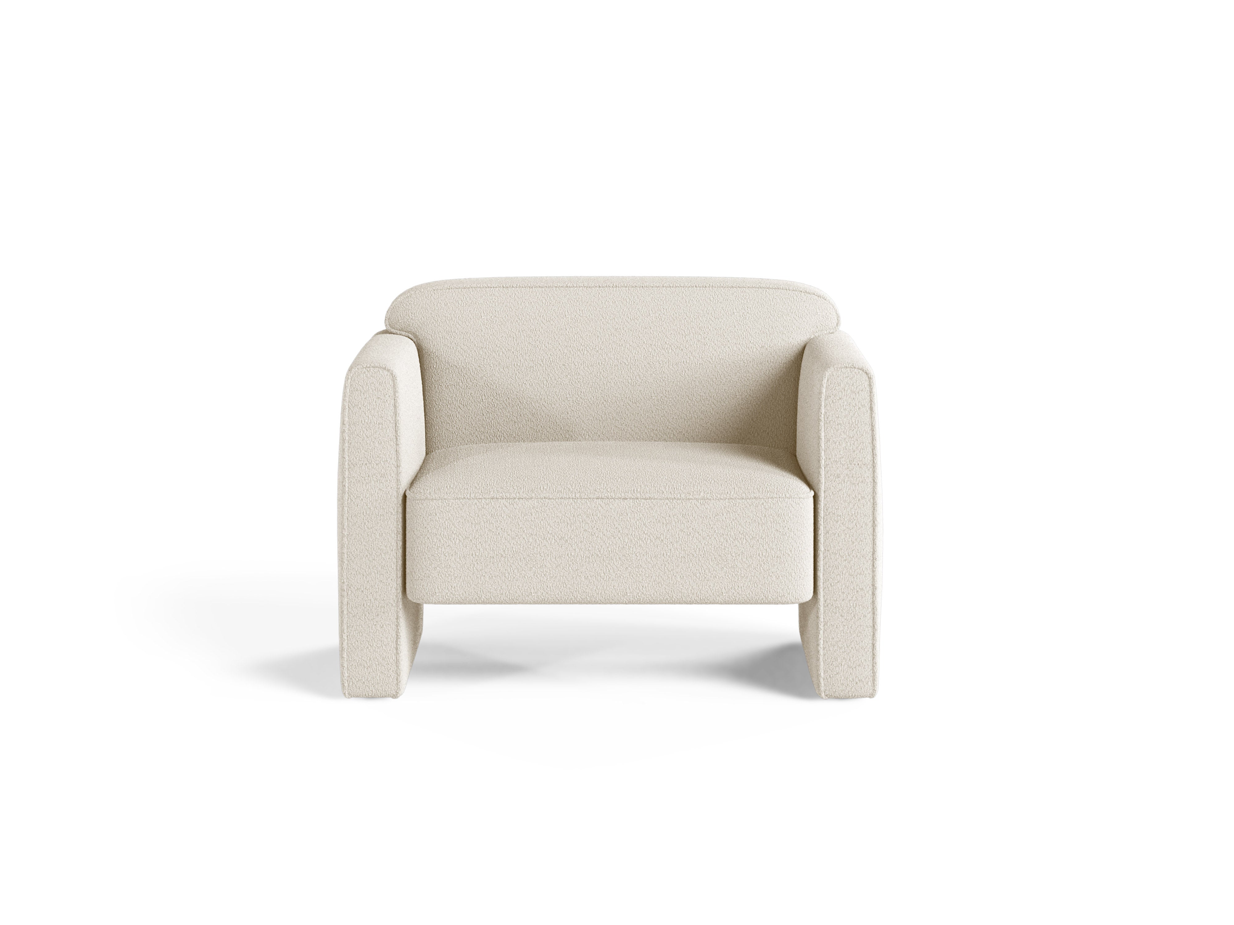 ABBY Armchair Ivory Boucle