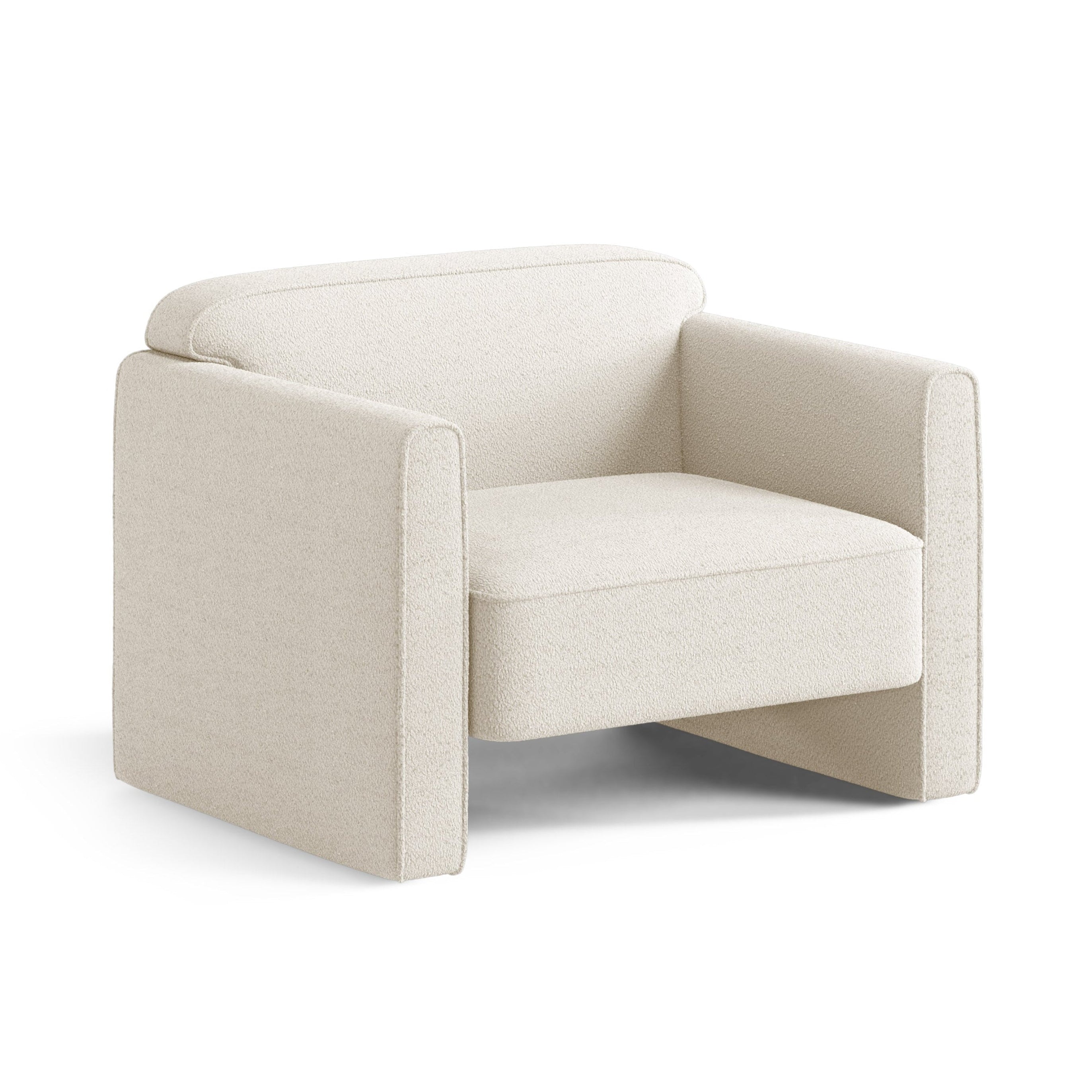 ABBY Armchair Ivory Boucle