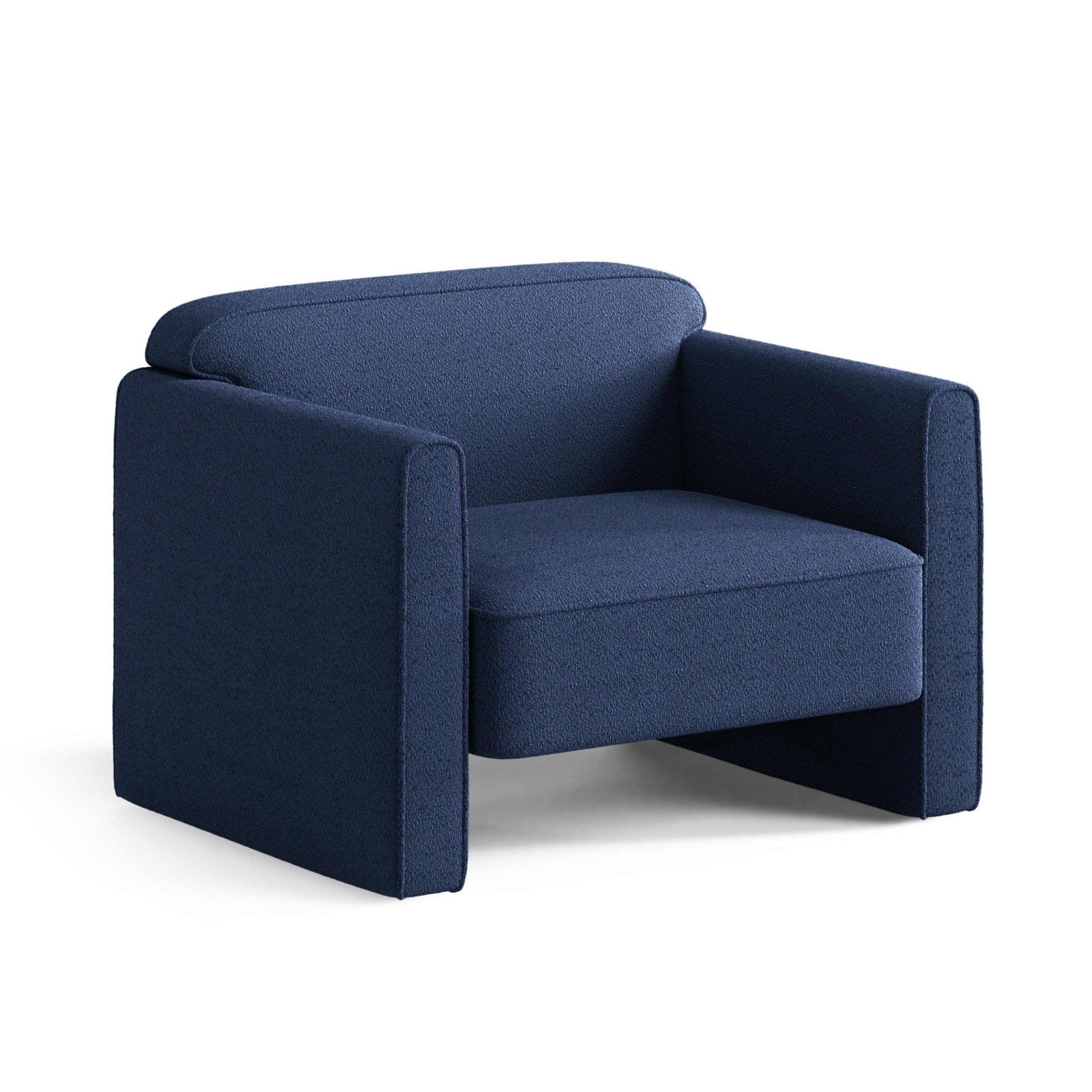 ABBY Armchair Sea Blue Boucle