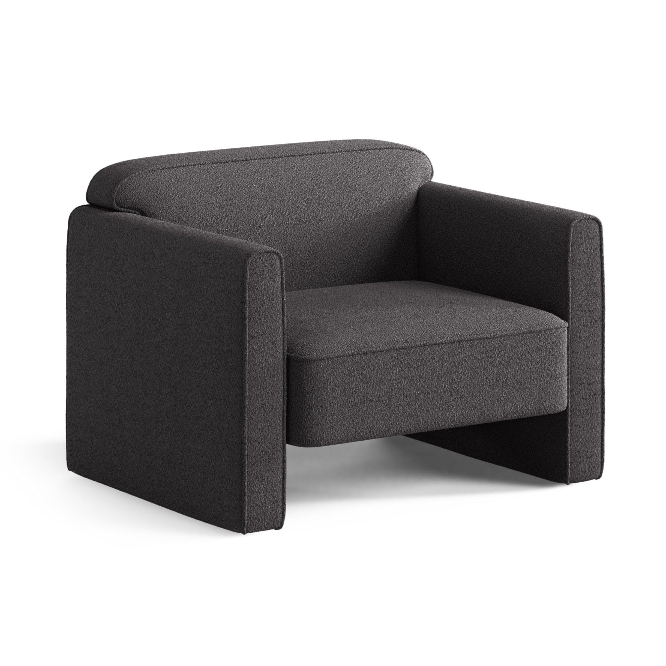 ABBY Armchair Graphite Boucle