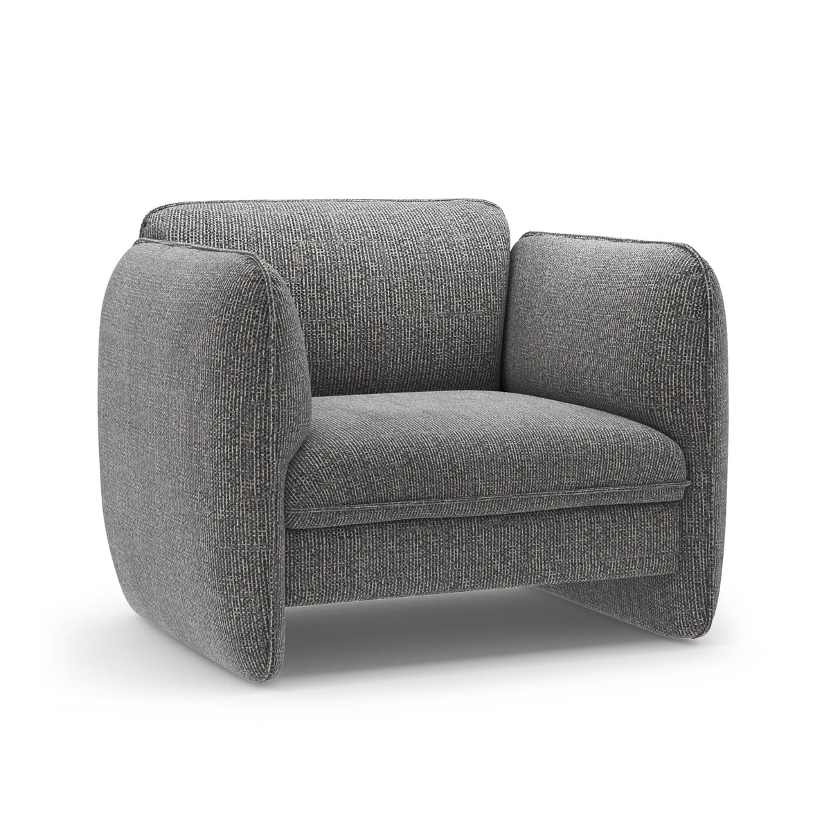 GEORGIA Armchair Dark Gray Chenille