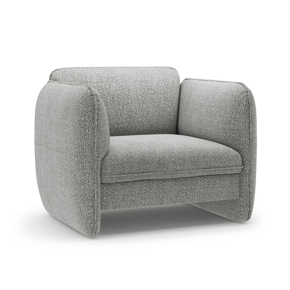 Armchair GEORGIA Gray Chenille