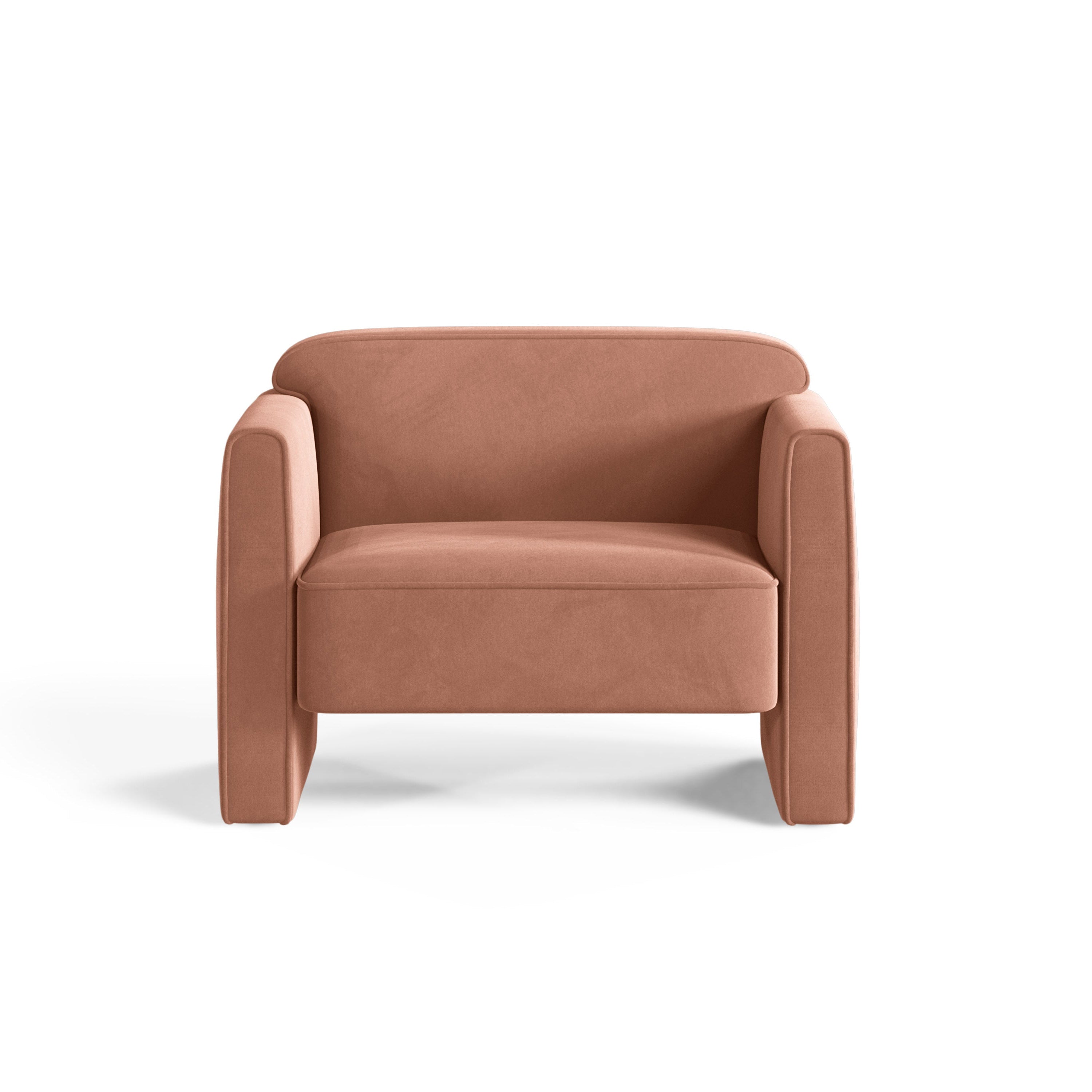 Velvet Armchair ABBY Pink