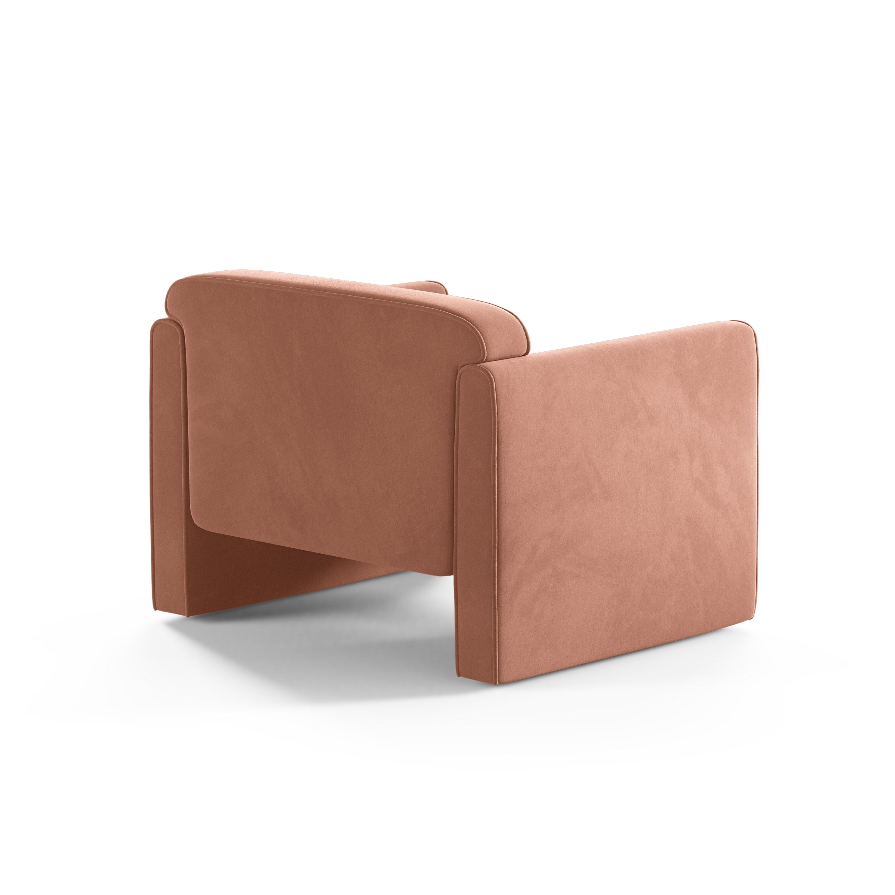 Velvet Armchair ABBY Pink