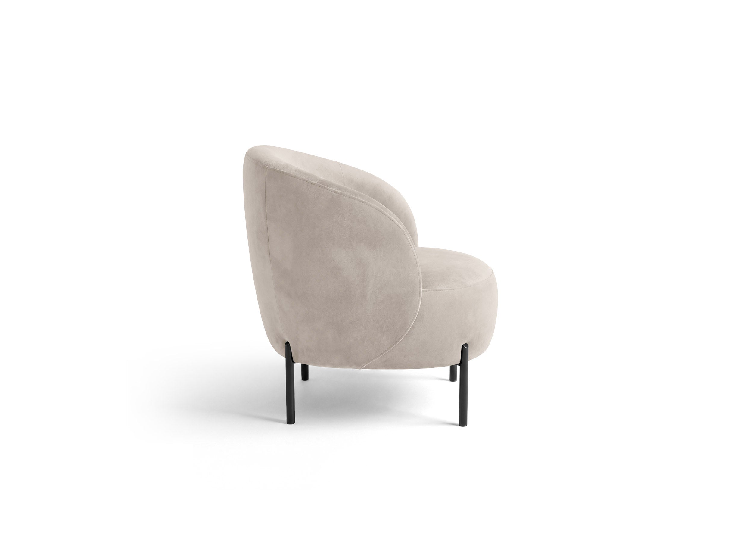 Velvet Armchair AMALTA Beige