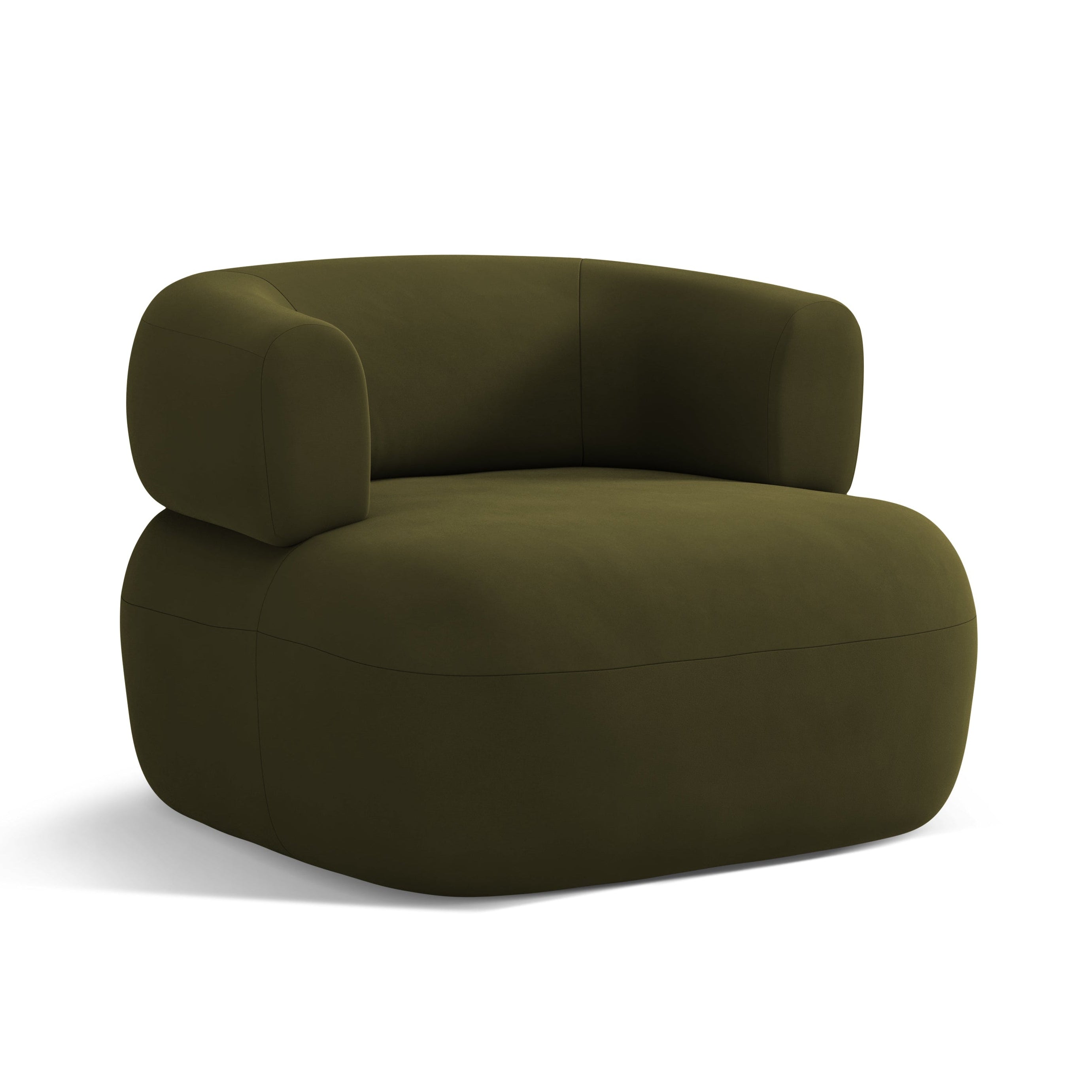 JENNY Green Velvet Armchair