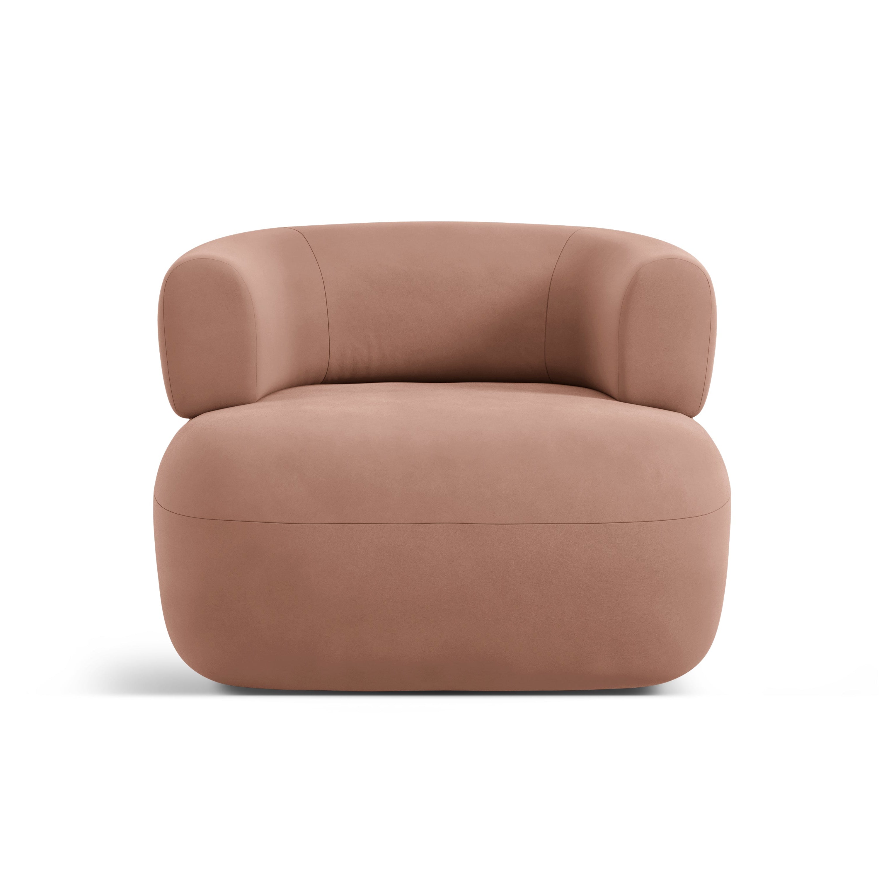JENNY Pink Velvet Armchair