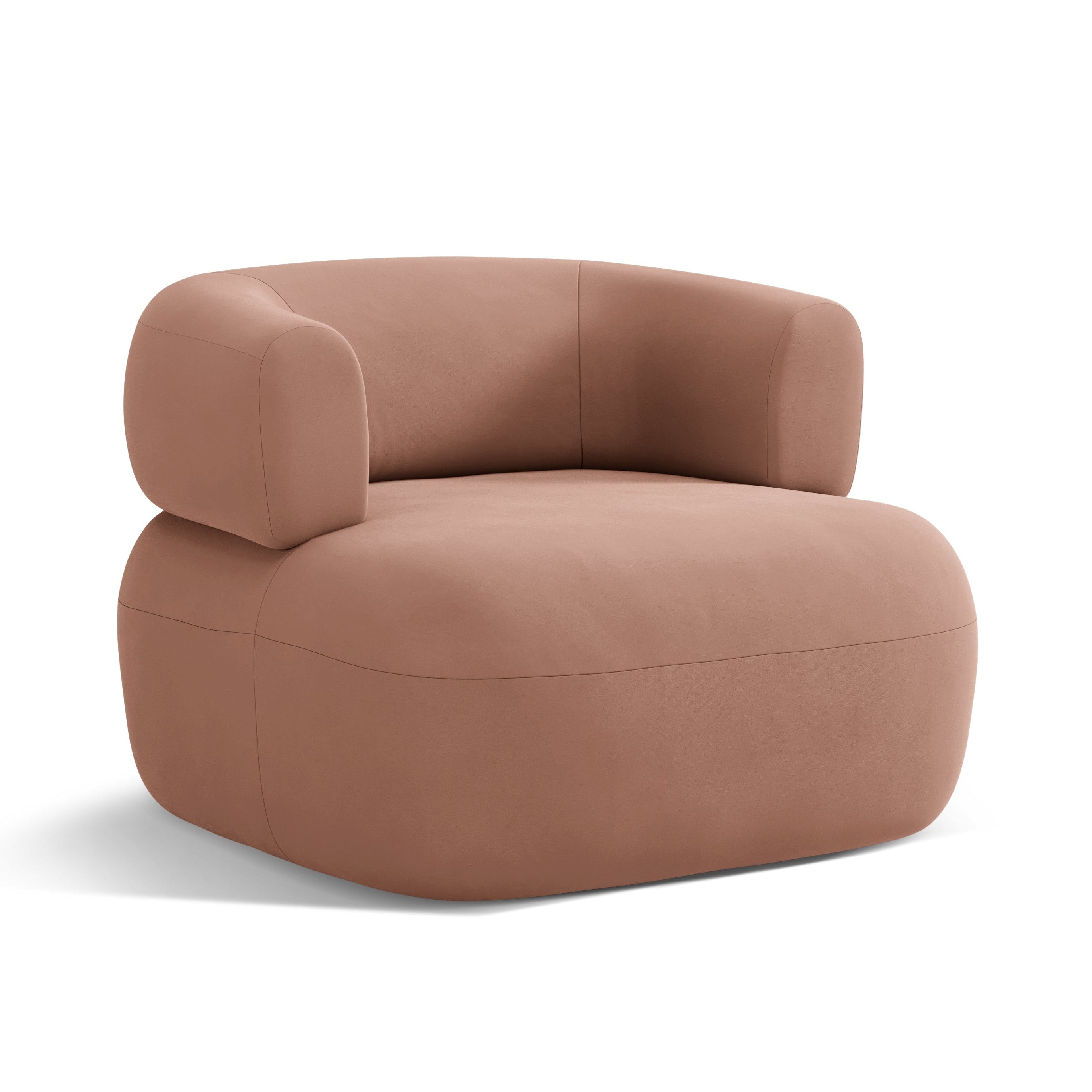 JENNY Pink Velvet Armchair