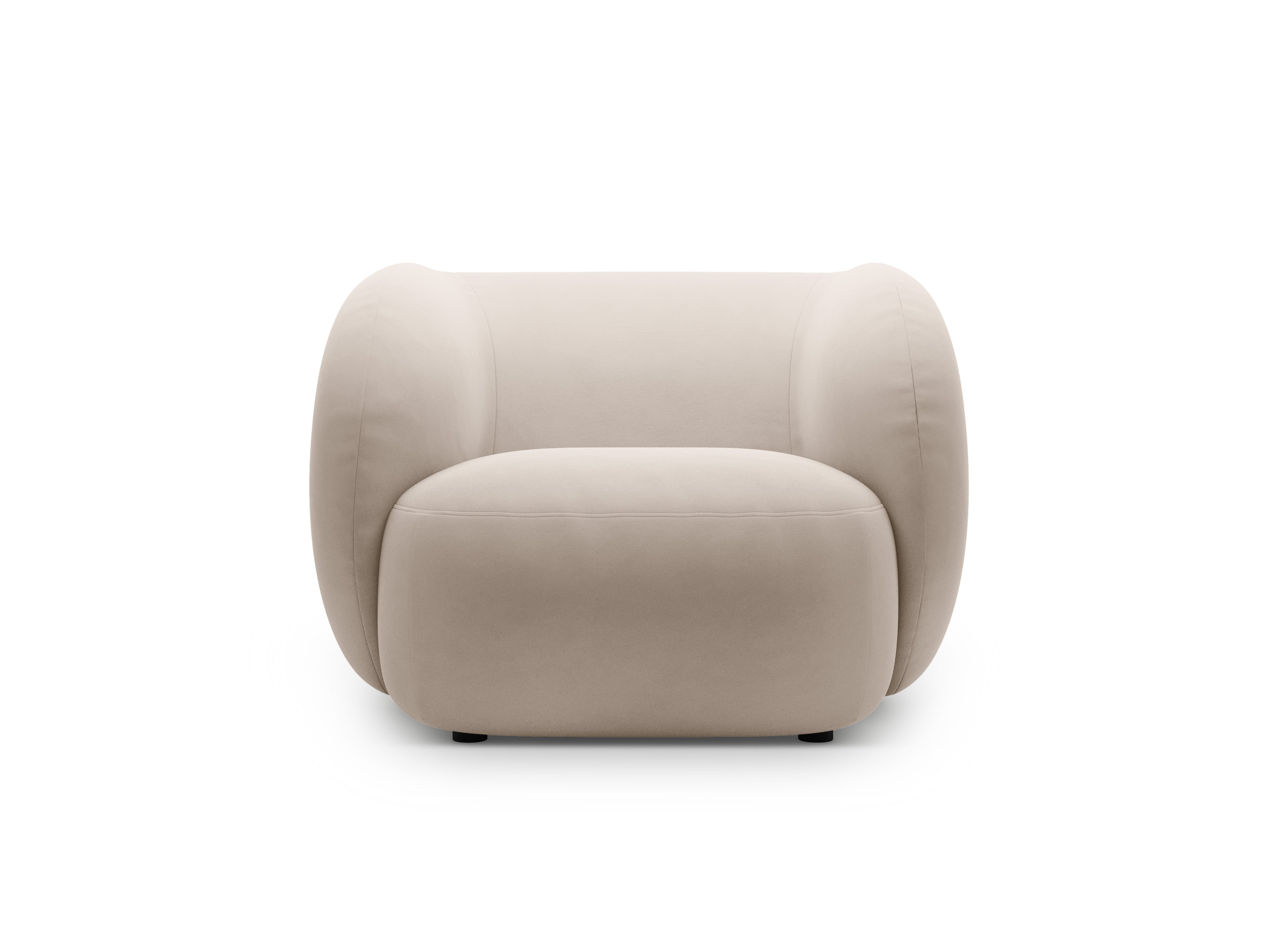 Samt-Sessel KATE beige