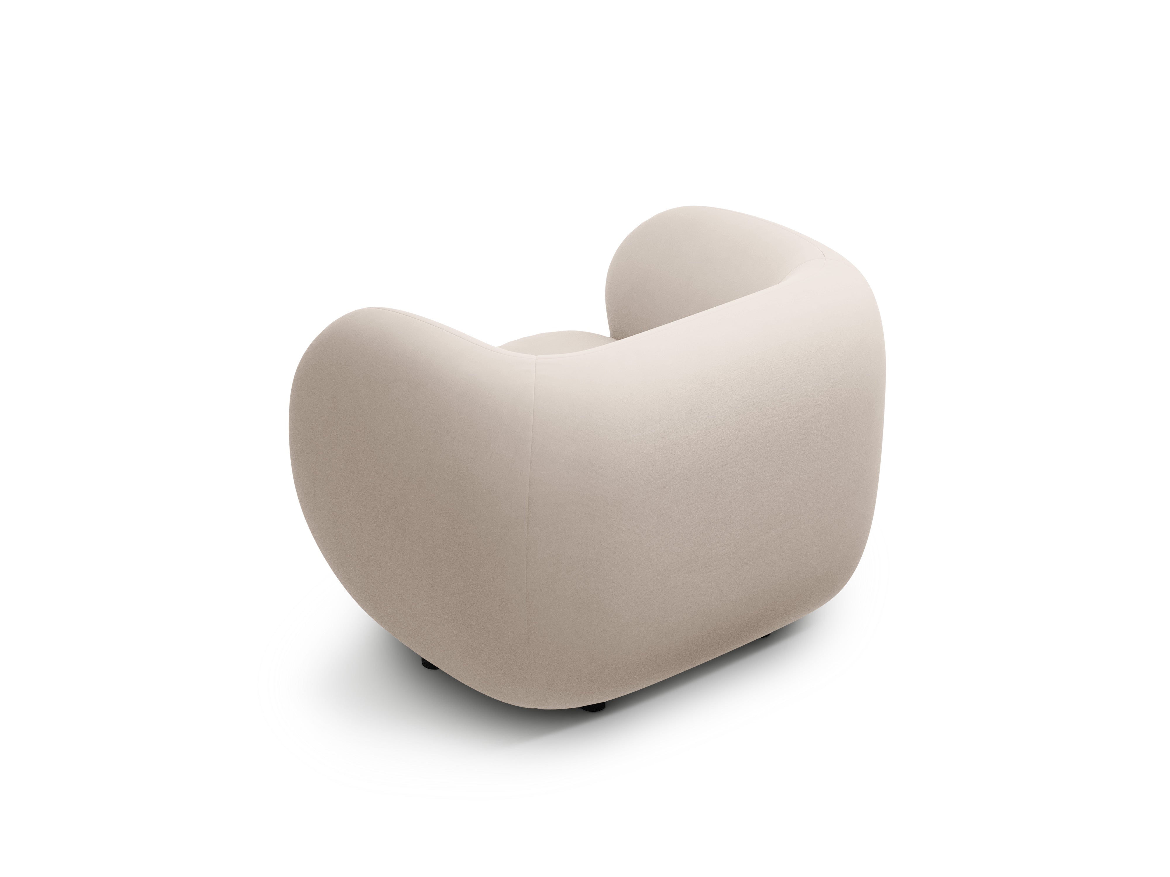 Samt-Sessel KATE beige