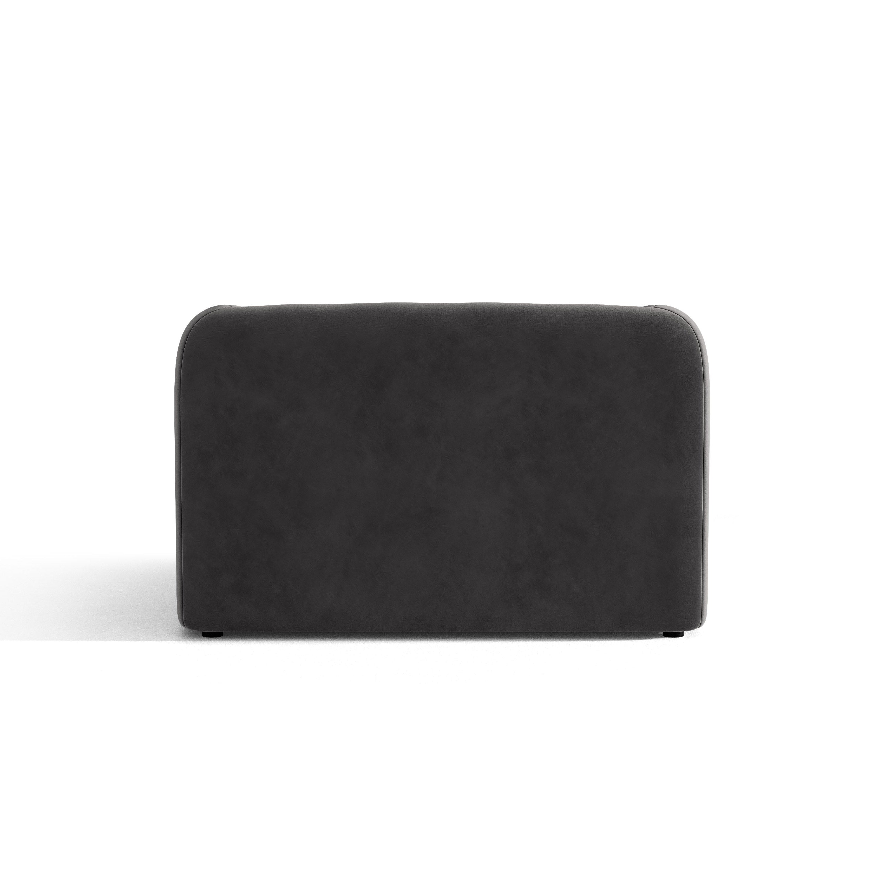 Miley velvet armchair dark gray