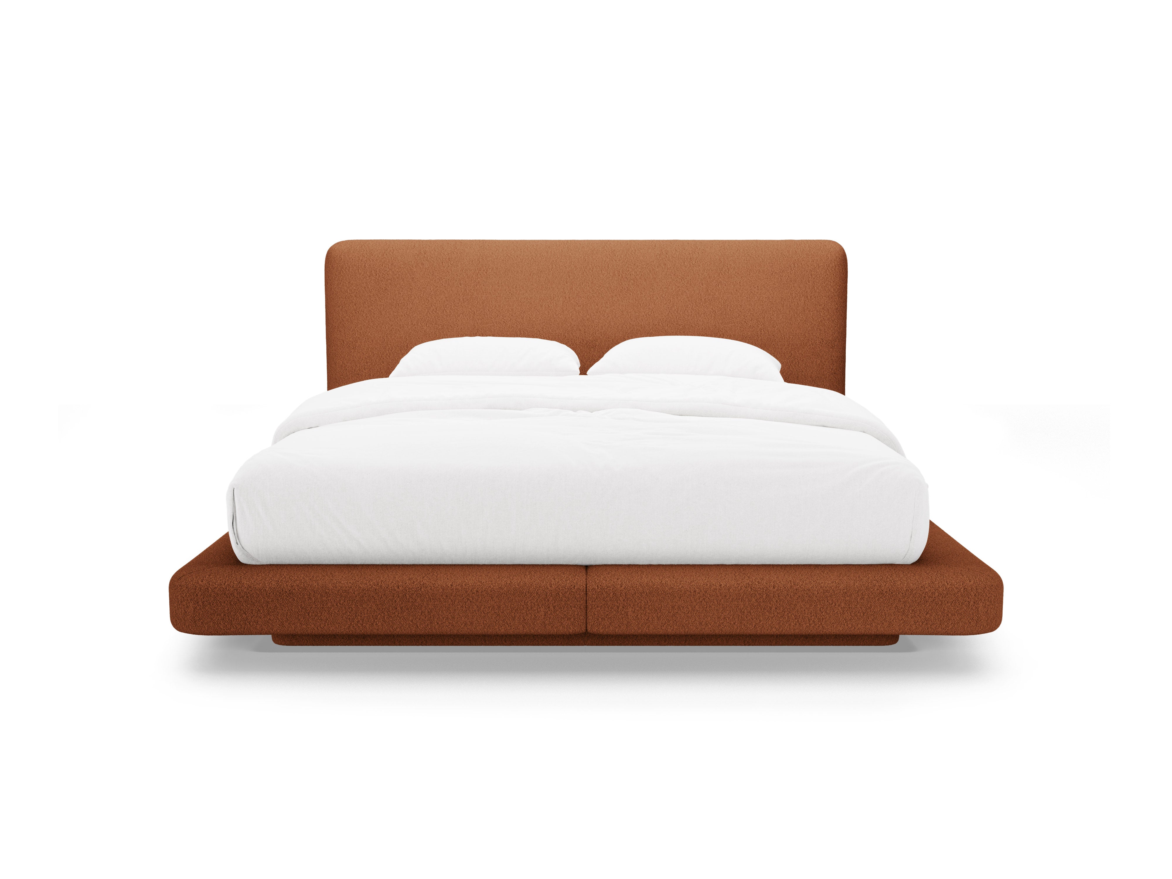 LINEA terracotta boucle bed