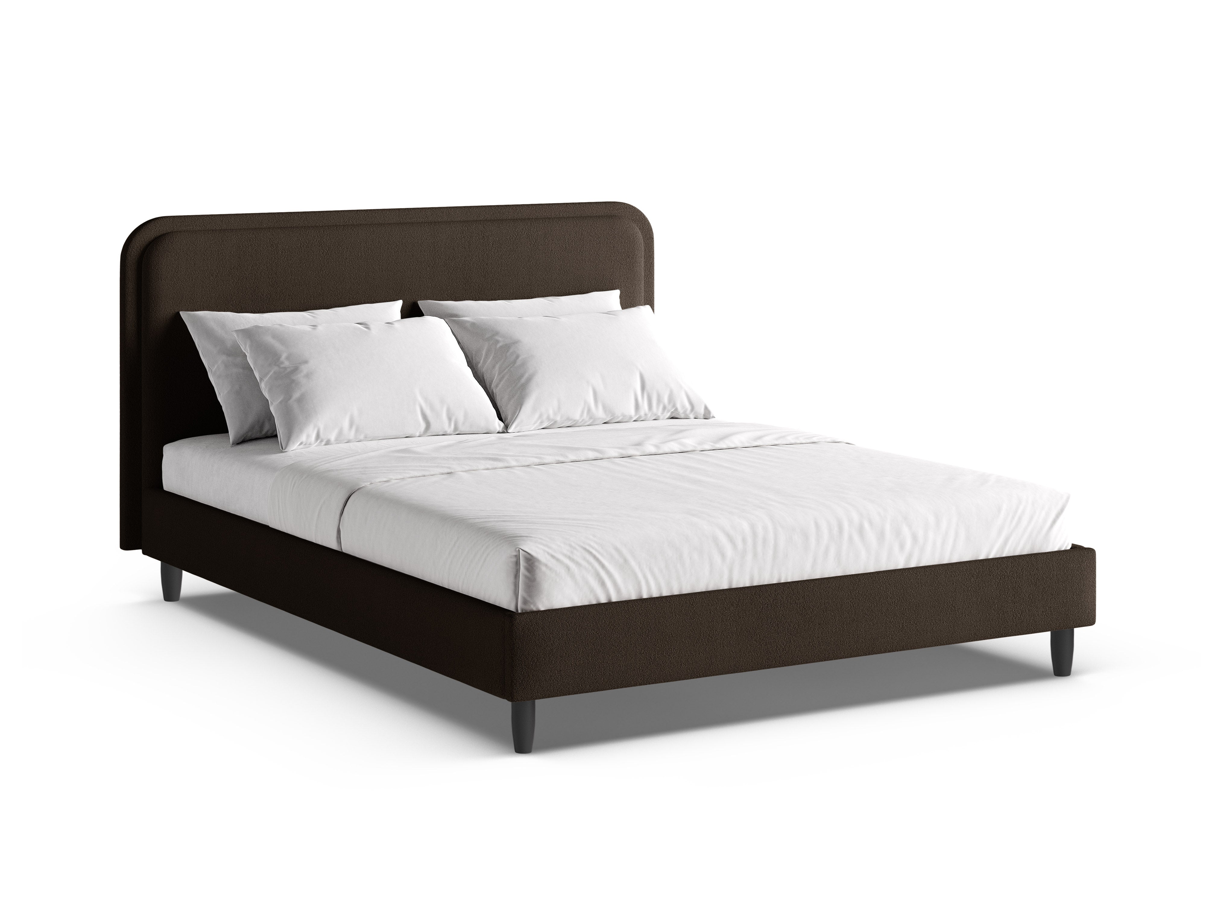 AVELINE bed brown boucle
