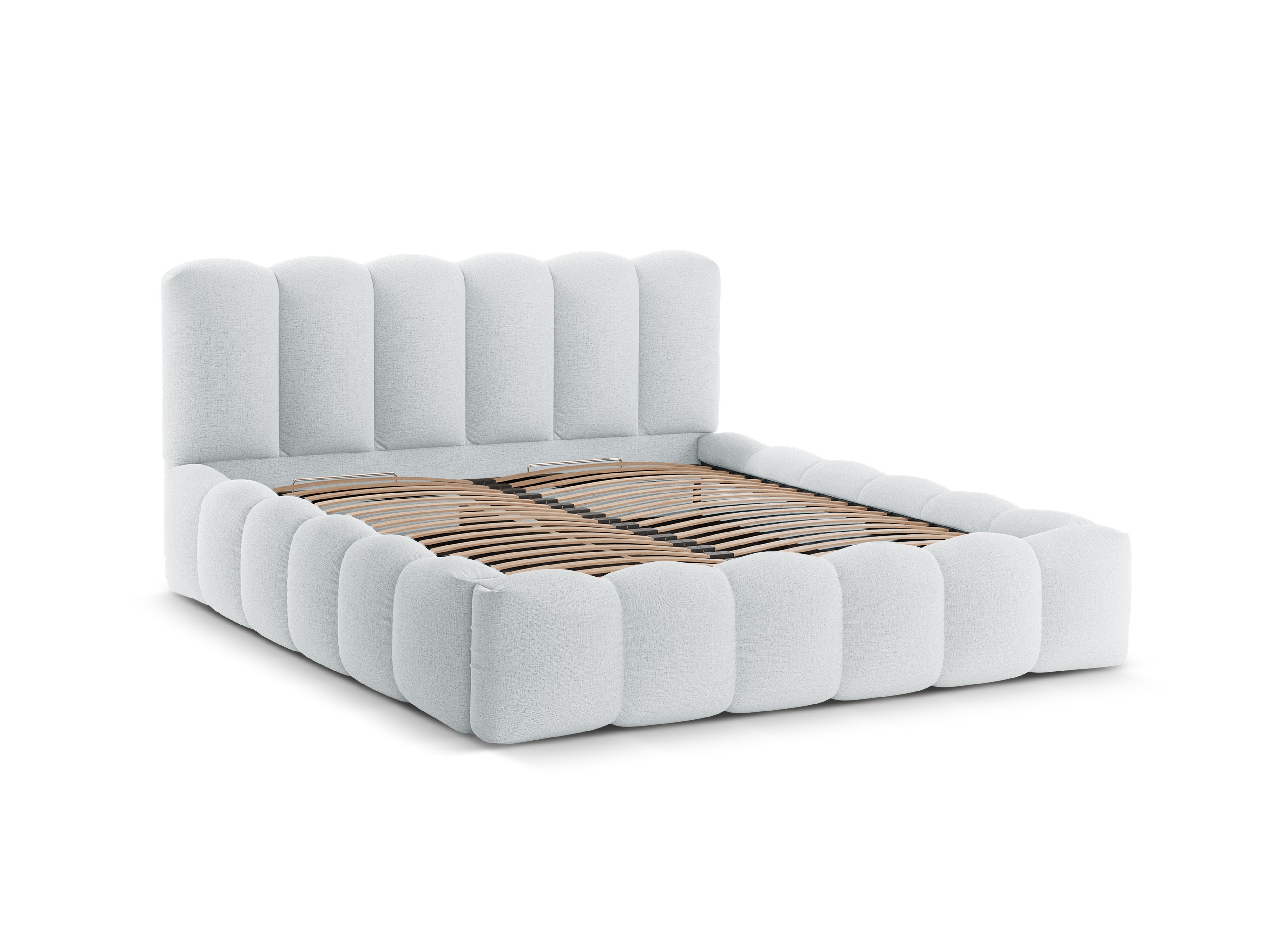 LUPINE light gray storage bed