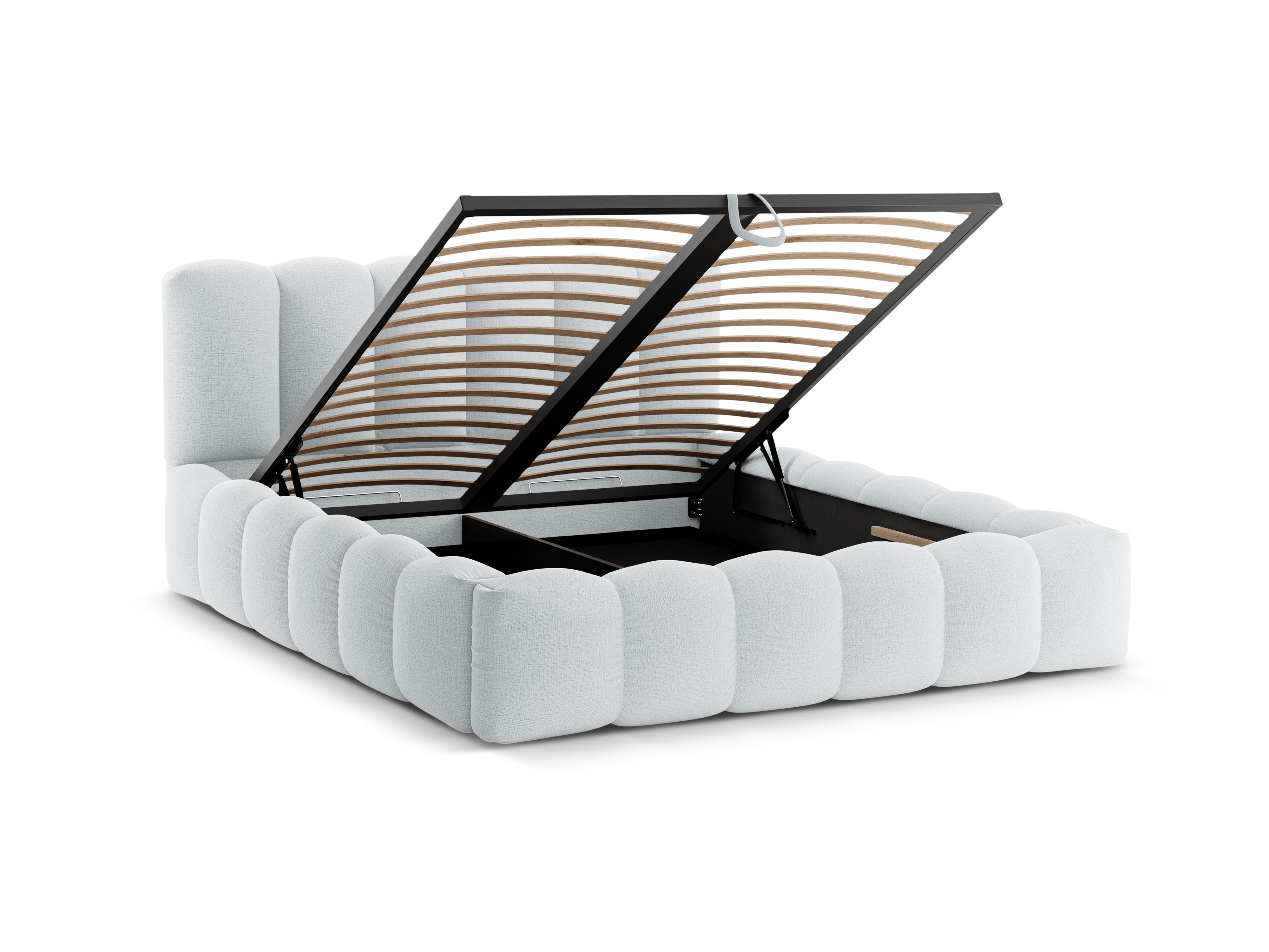 LUPINE light gray storage bed