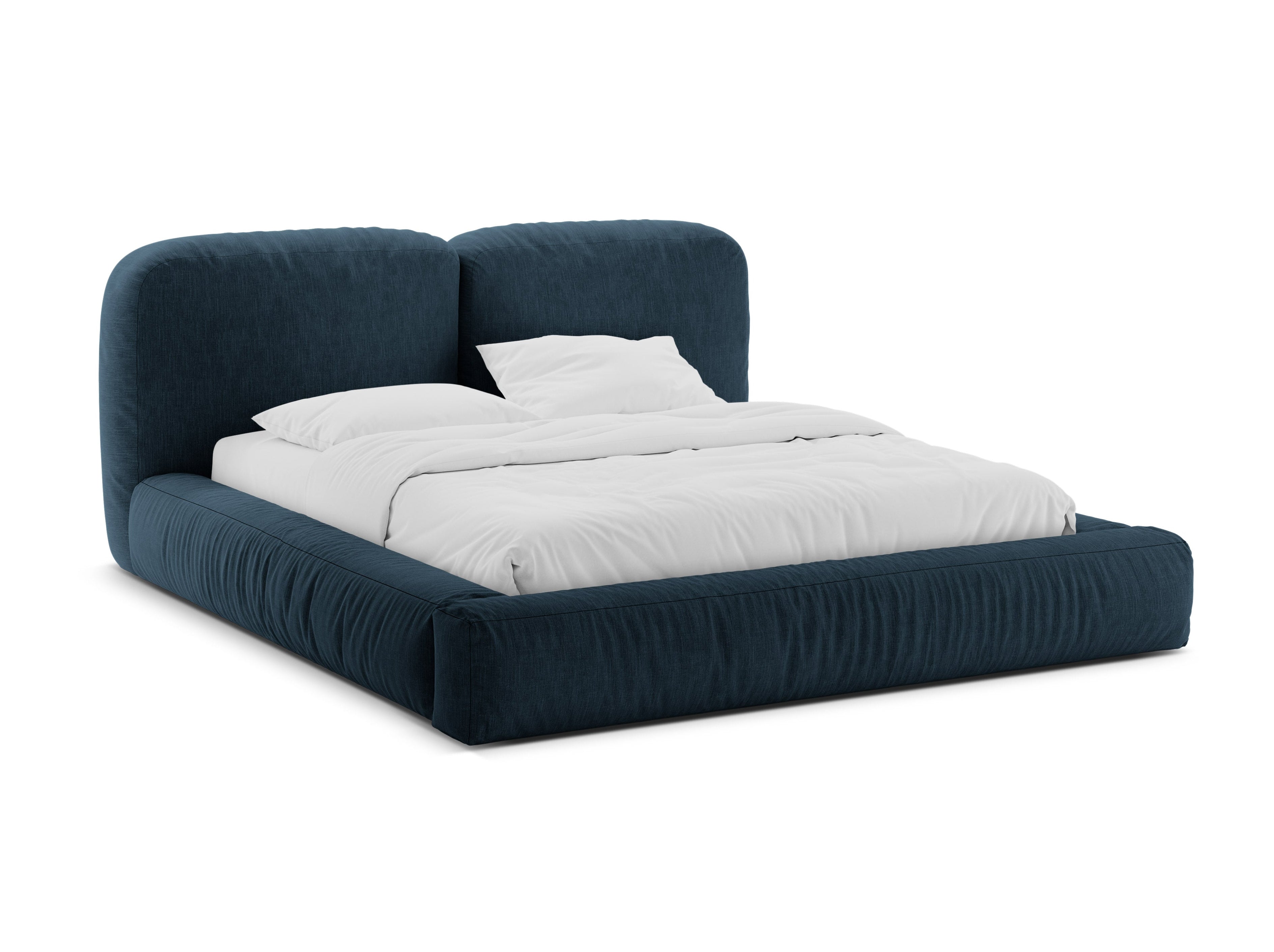 MARTINA Bed in Denim Blue