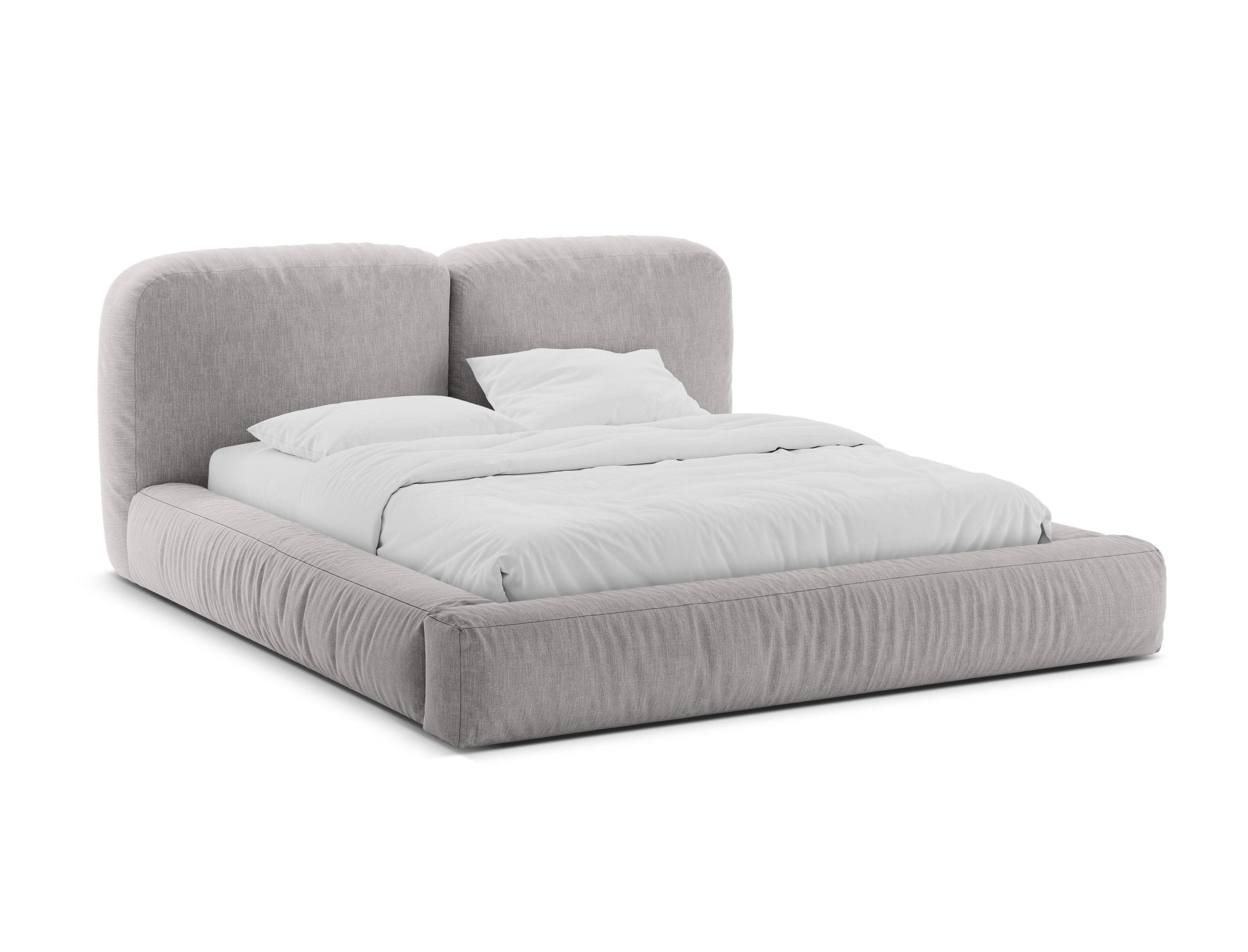 MARTINA Bed Light Gray