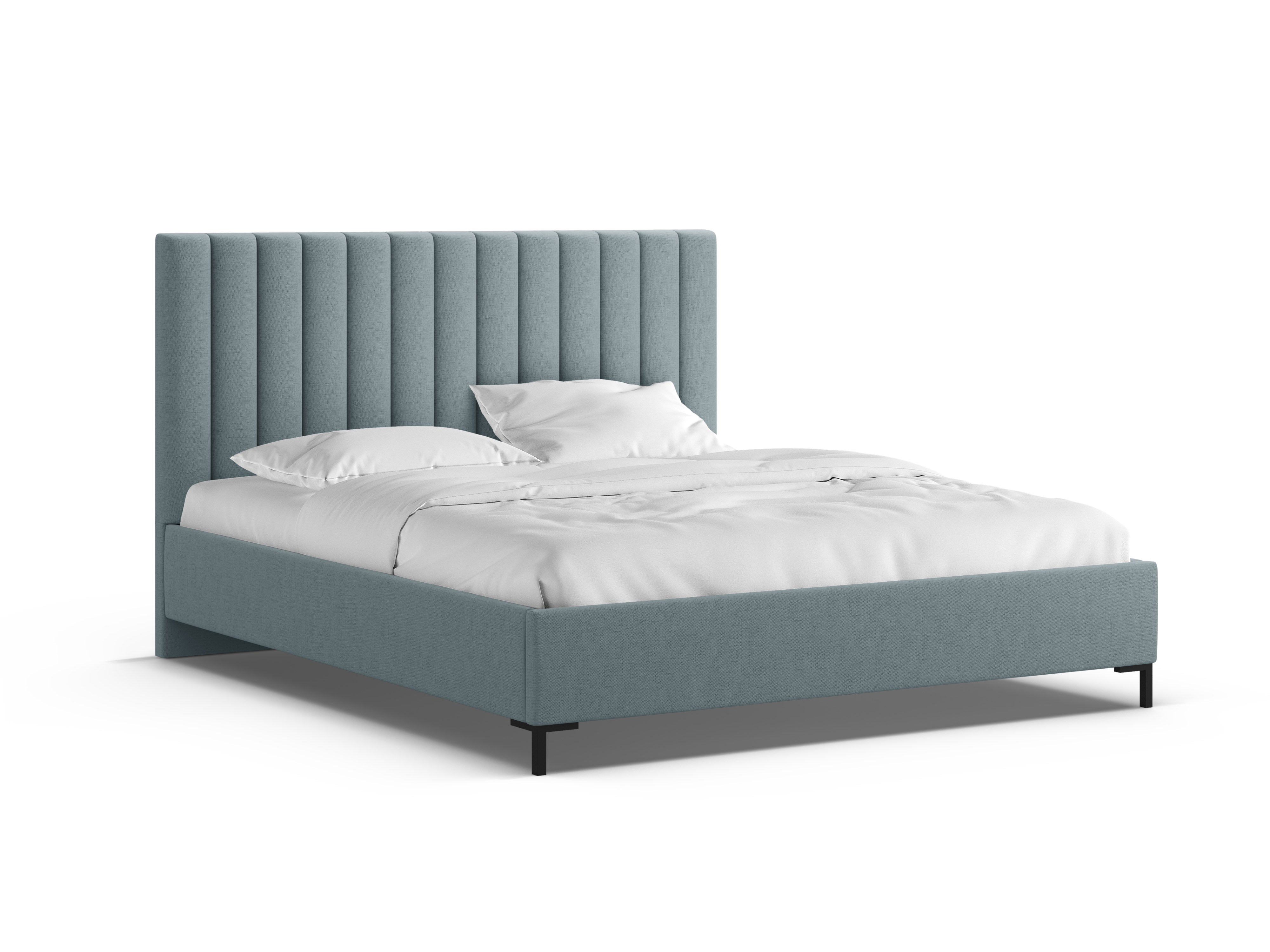 ALLISON blue bed with storage for bedding