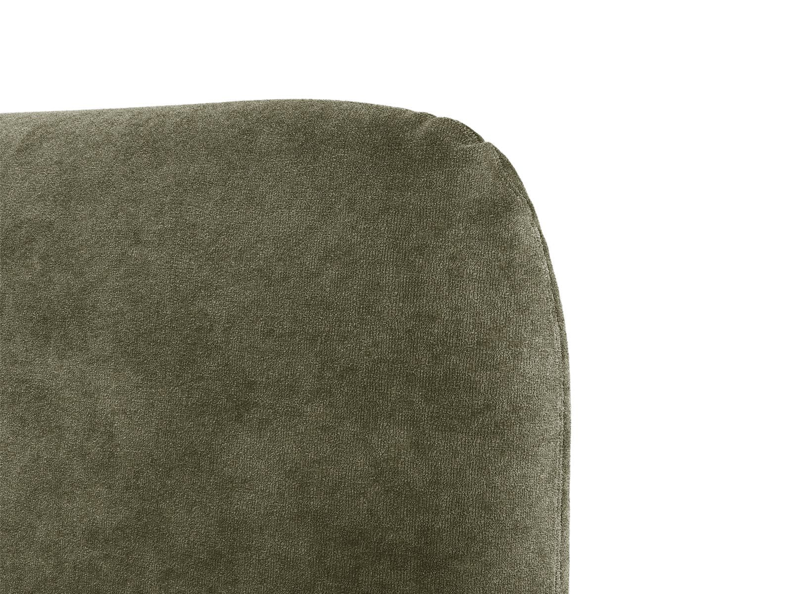 VERA bed in green chenille