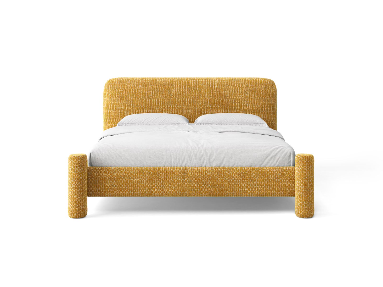 VERA bed in mustard mélange