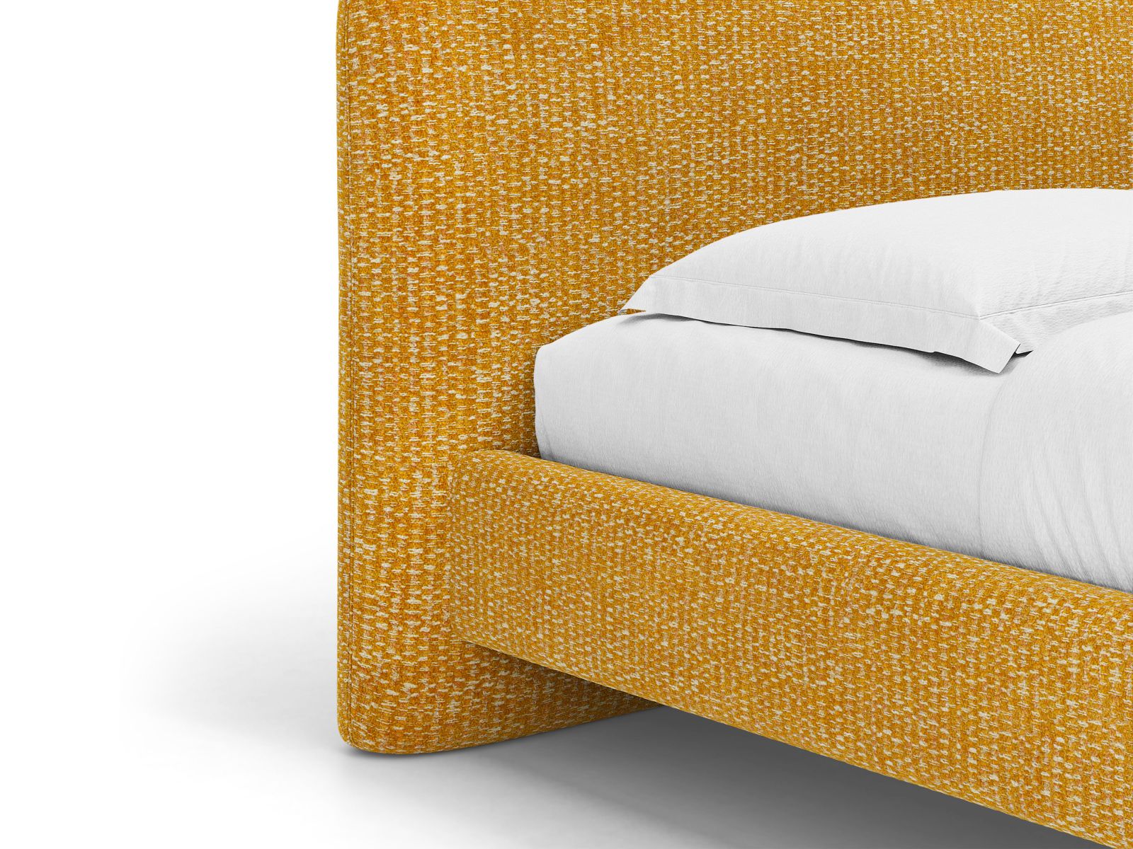 VERA bed in mustard mélange