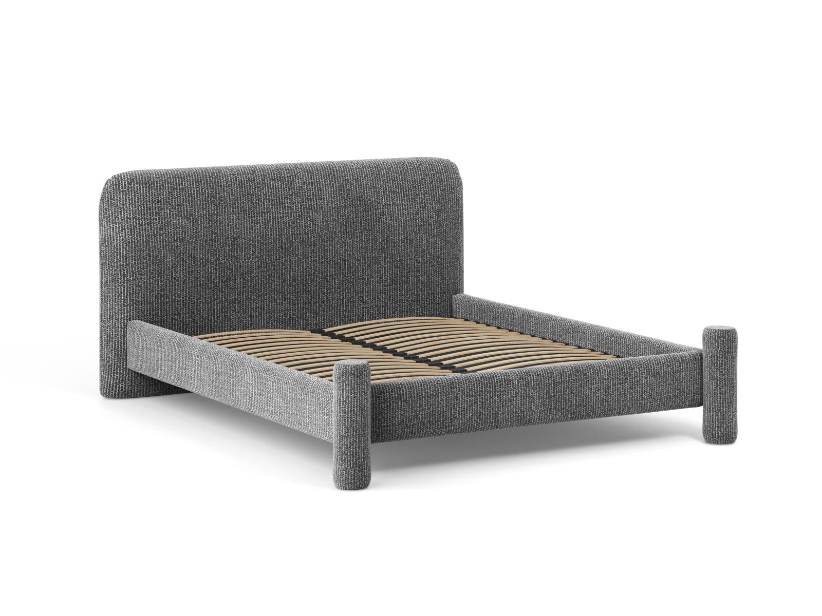 VERA bed in dark gray mélange