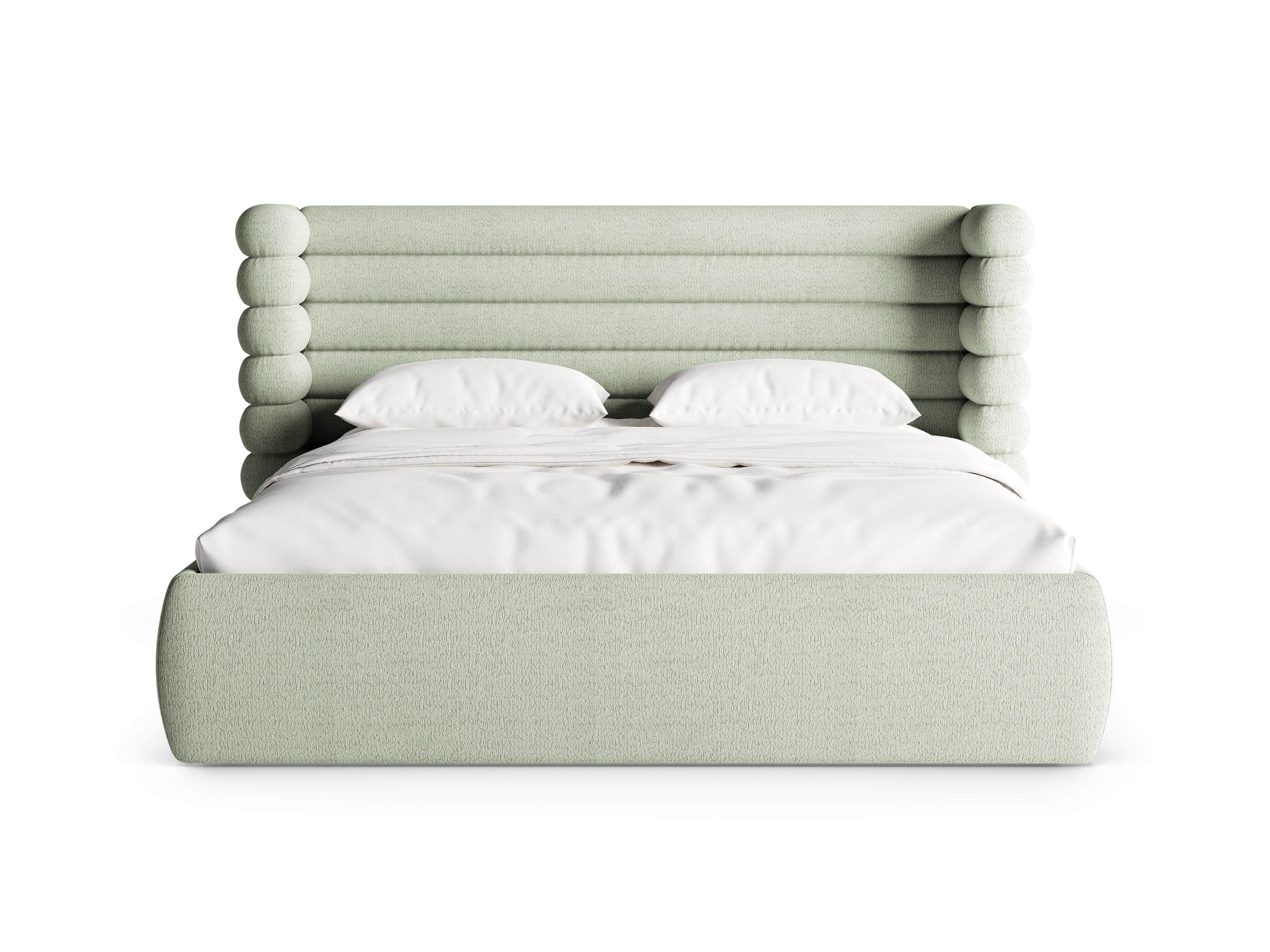 MOUNT Bed in Mint Boucle