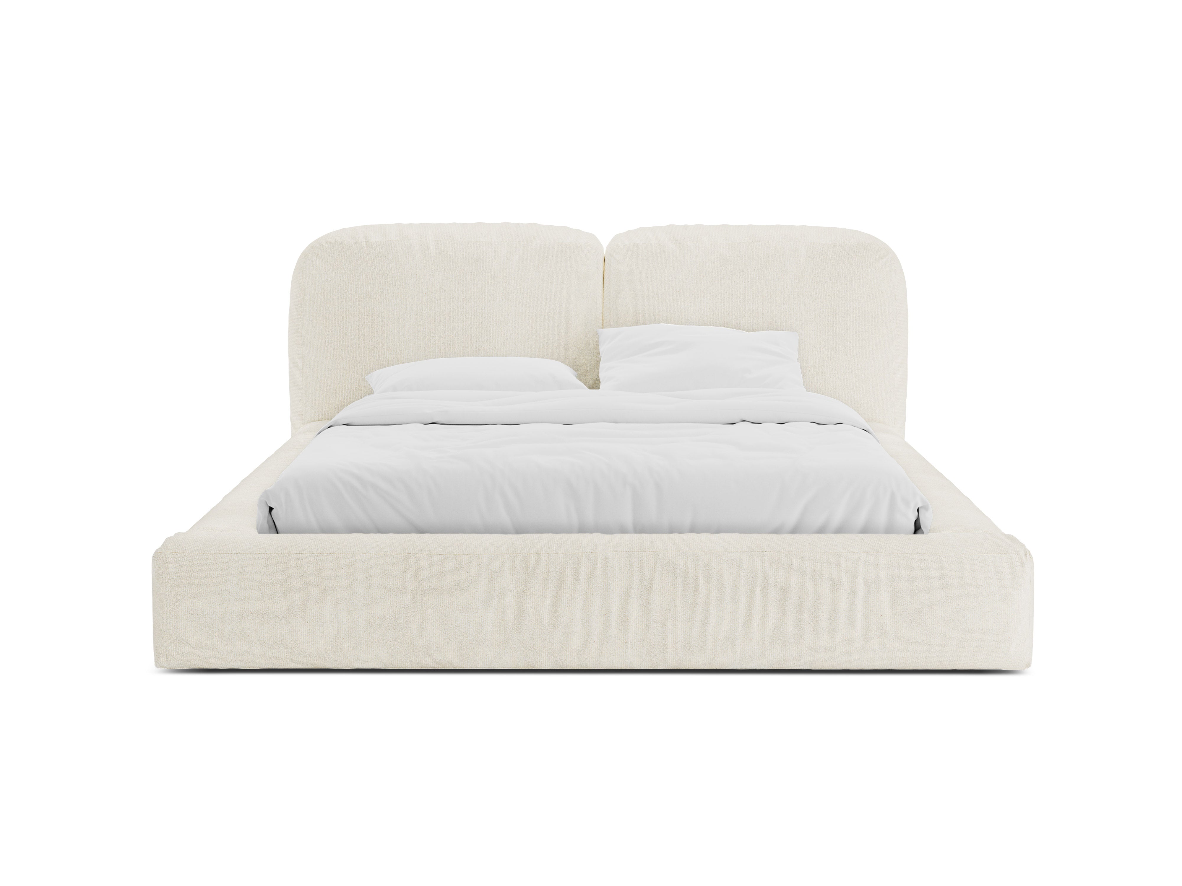 MARTINA Bed Ivory Boucle