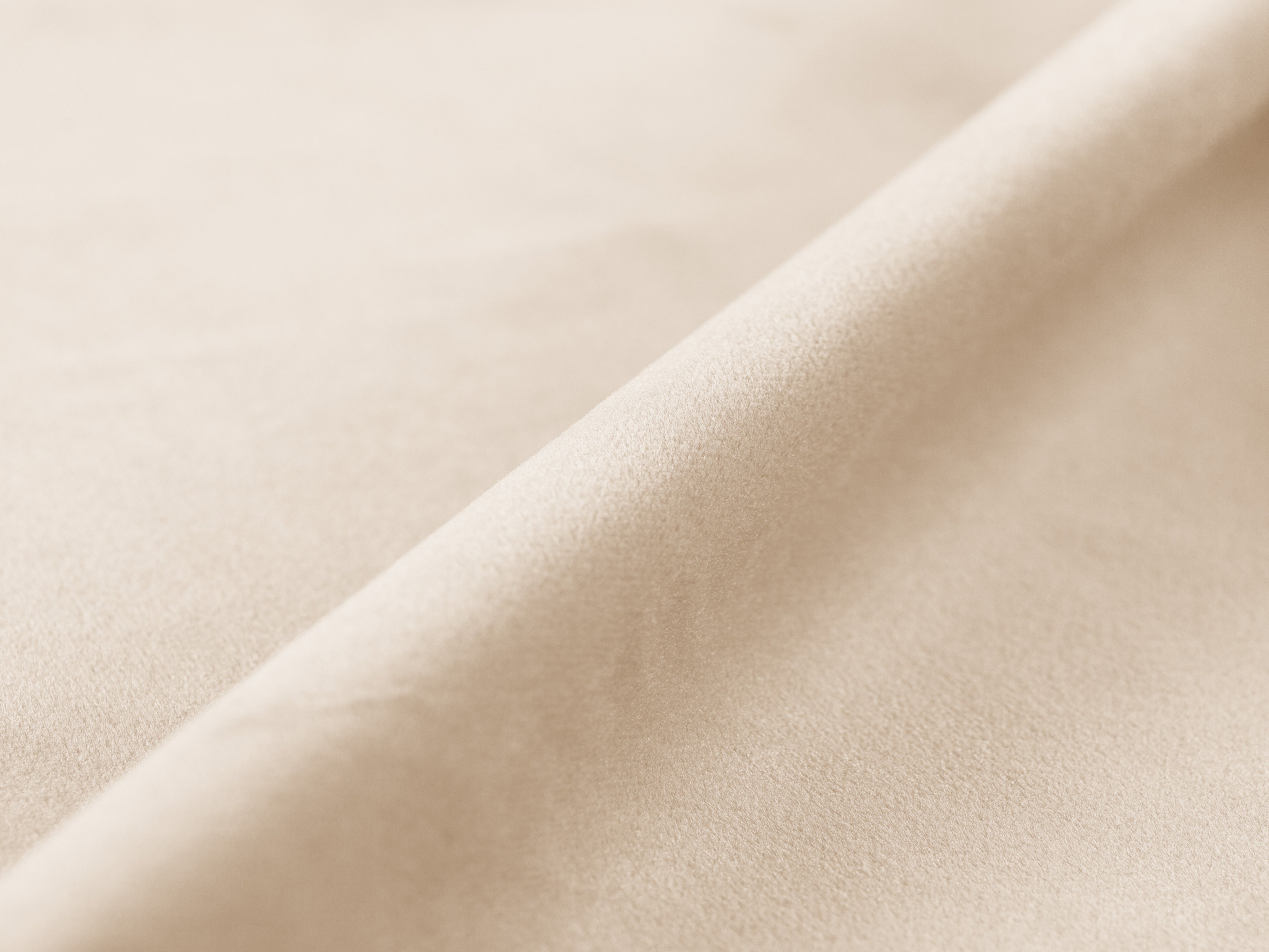 Velvet bed with storage LUPINE beige