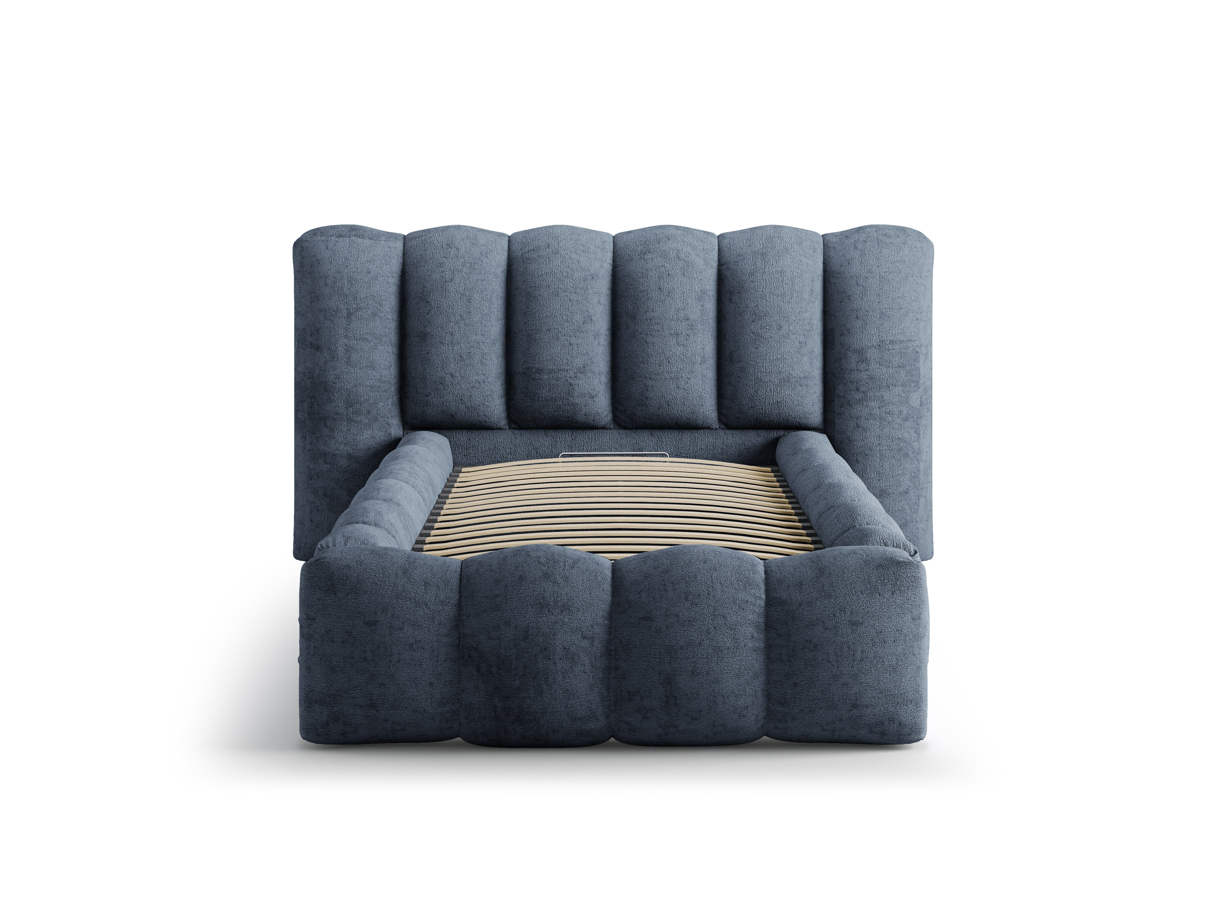 LUPINE Bed Dark Blue Chenille