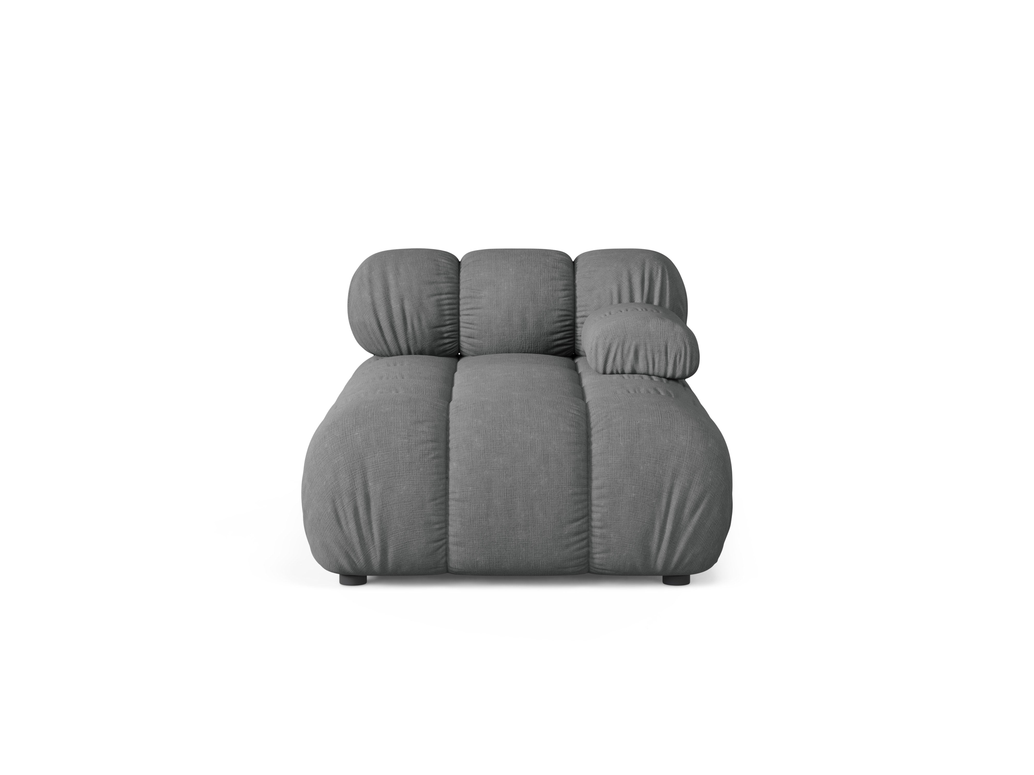 Right-facing chaise lounge BELLIS gray